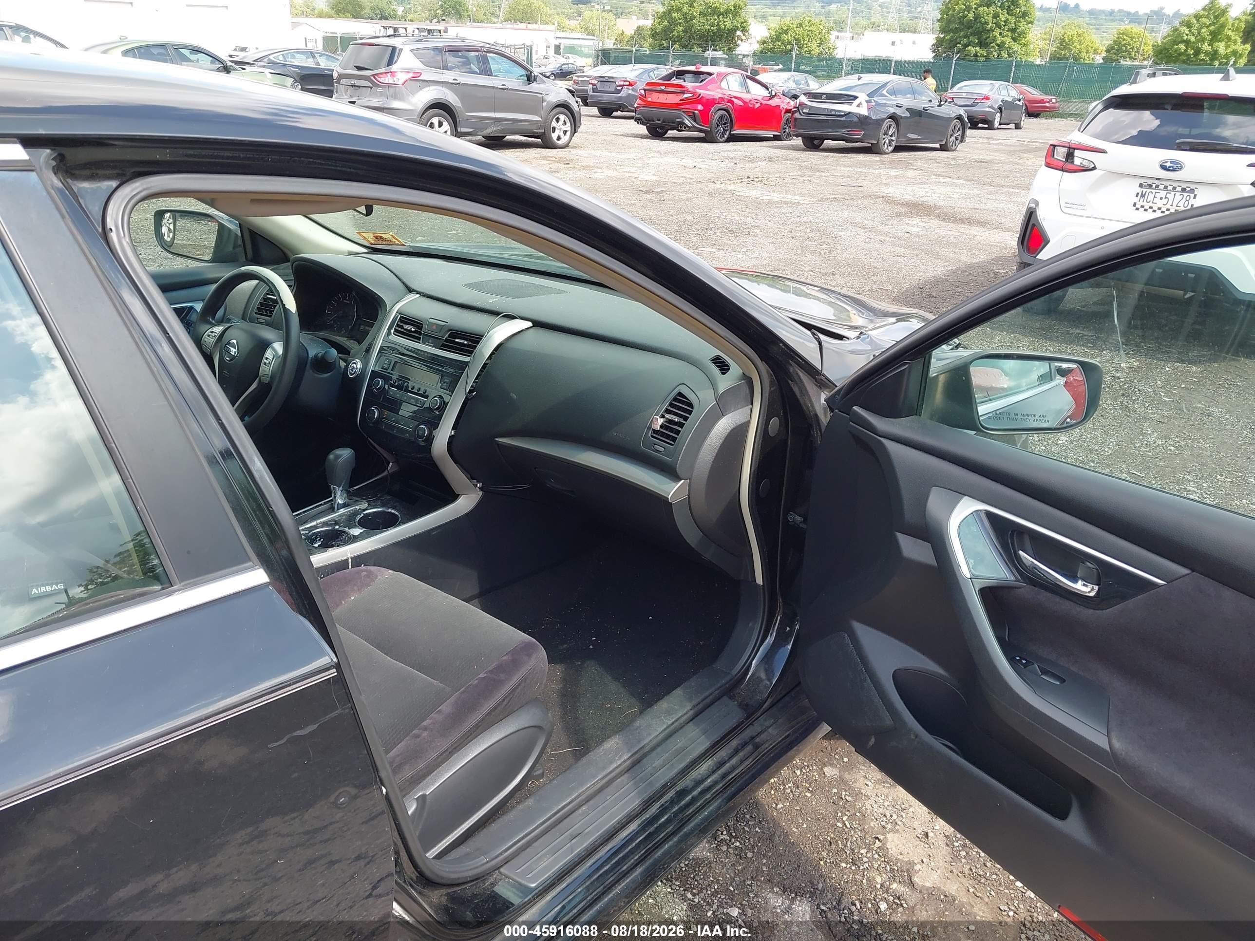 2013 Nissan Altima 2.5 S Black vin: 1N4AL3AP4DC918448