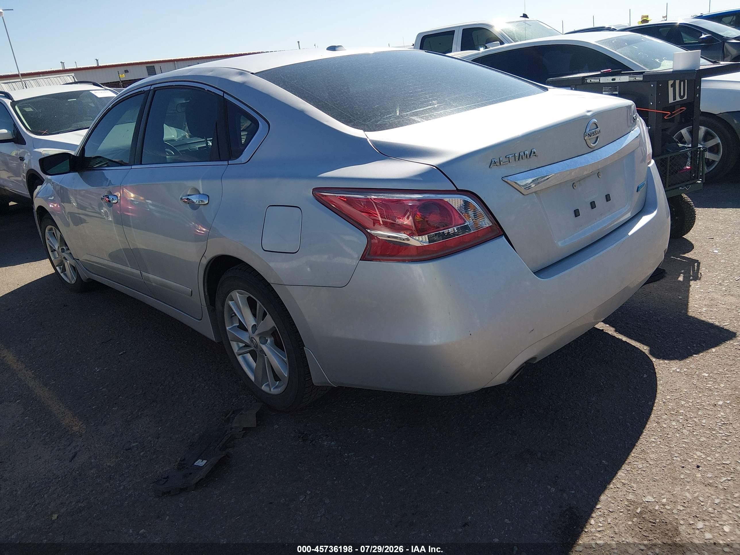 2013 Nissan Altima 2.5 Sv Silver vin: 1N4AL3AP4DN403602