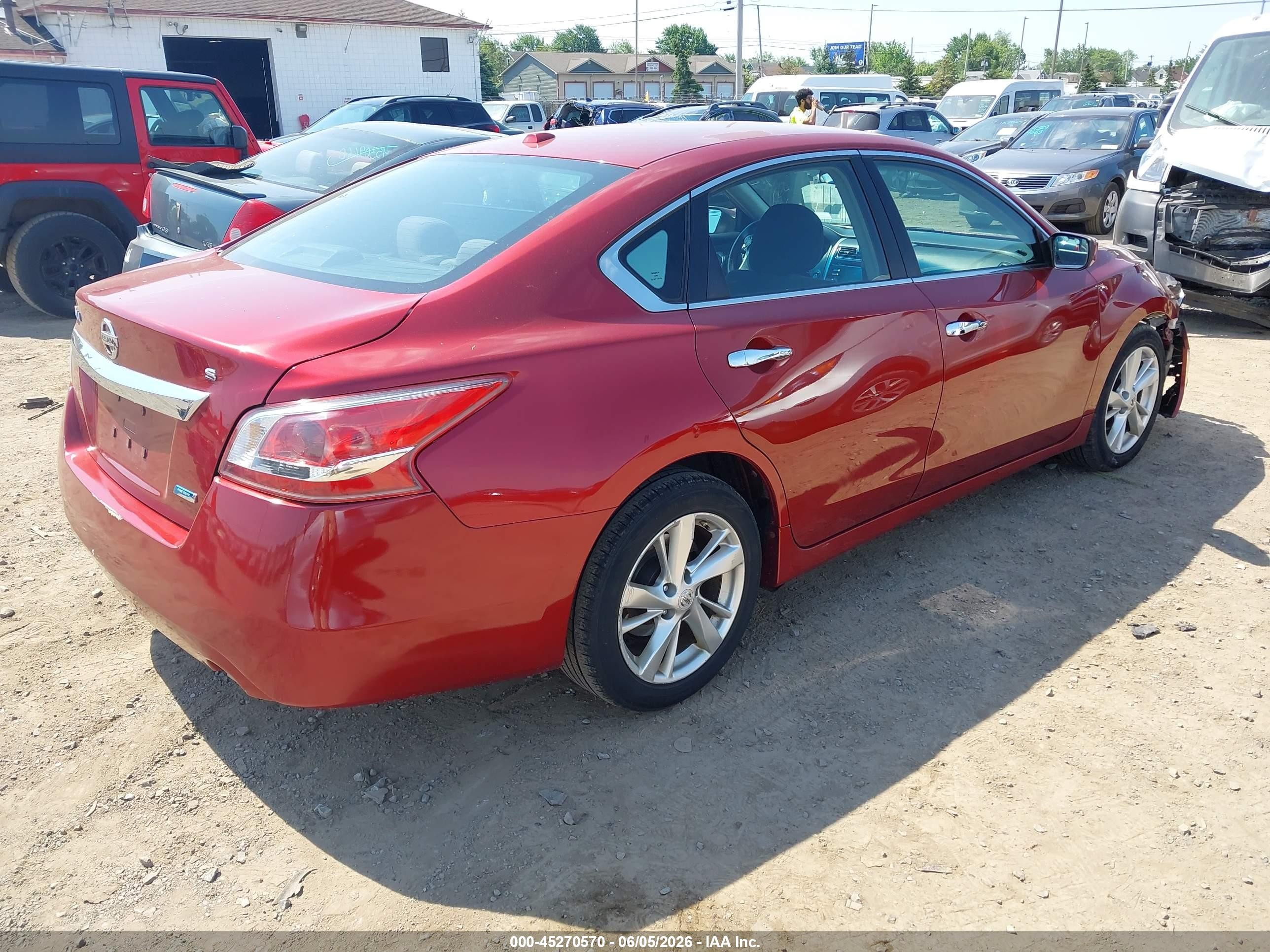2013 Nissan Altima 2.5 Sv Красный vin: 1N4AL3AP4DN404958