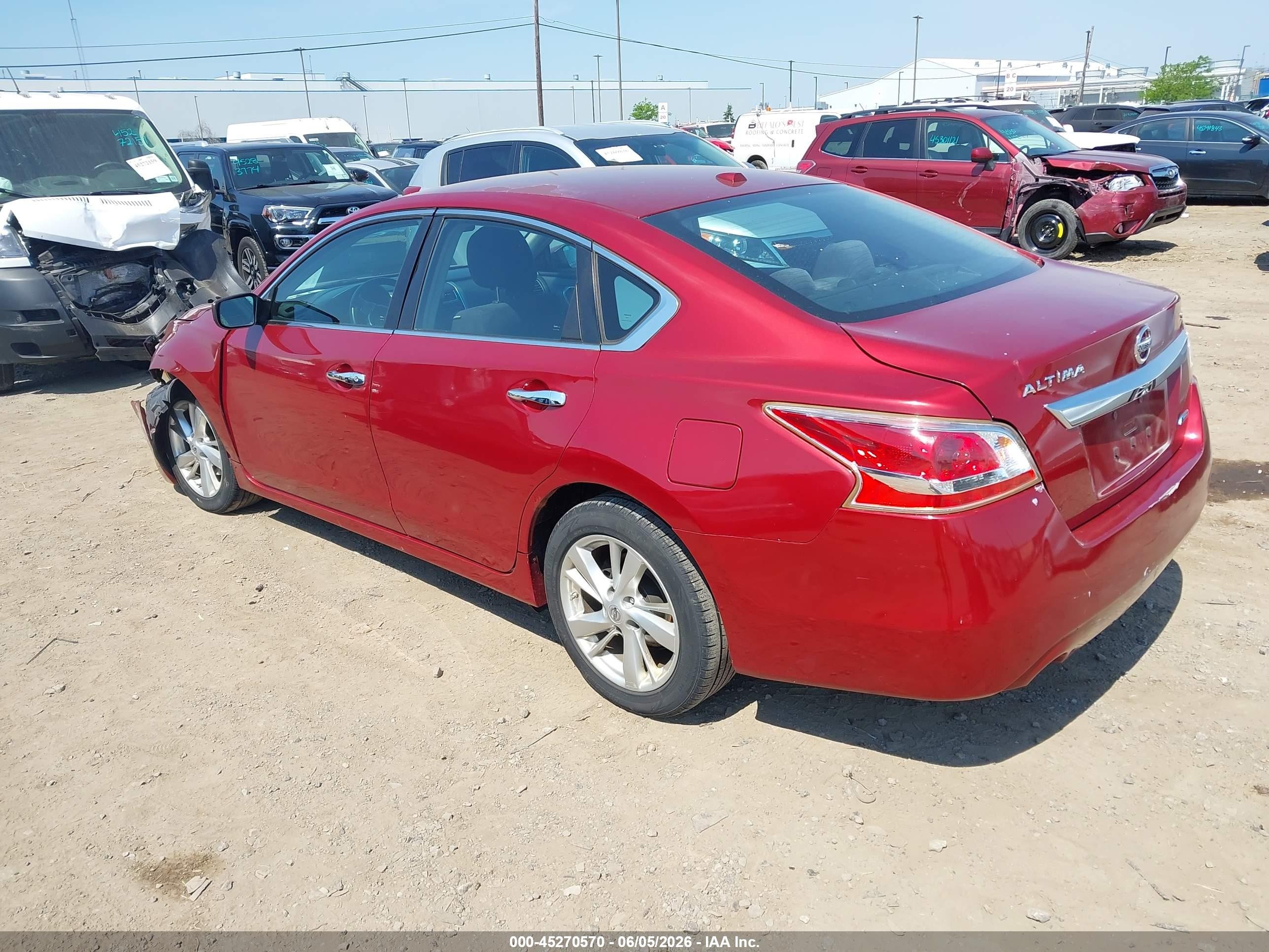 2013 Nissan Altima 2.5 Sv Красный vin: 1N4AL3AP4DN404958
