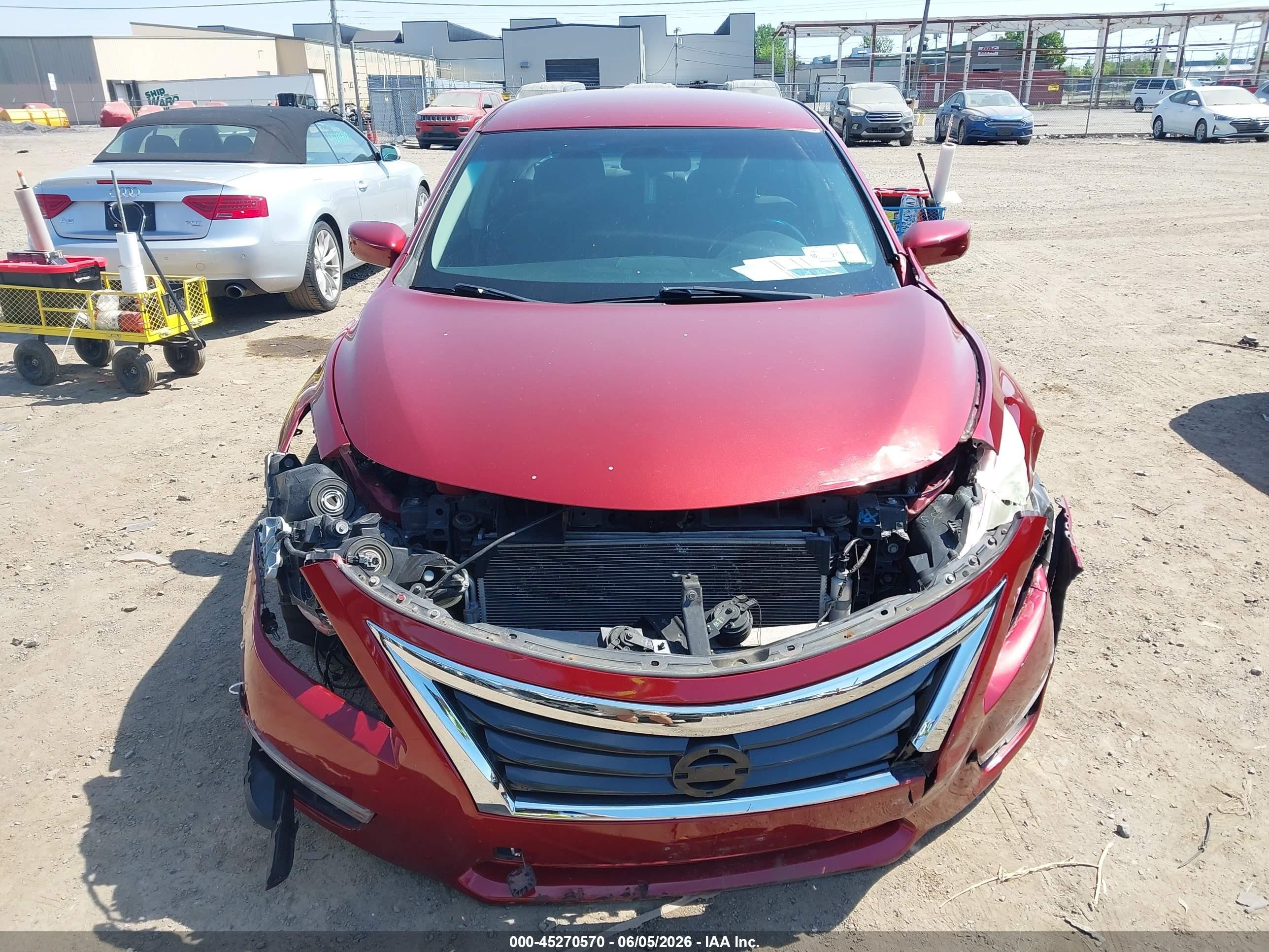 2013 Nissan Altima 2.5 Sv Красный vin: 1N4AL3AP4DN404958
