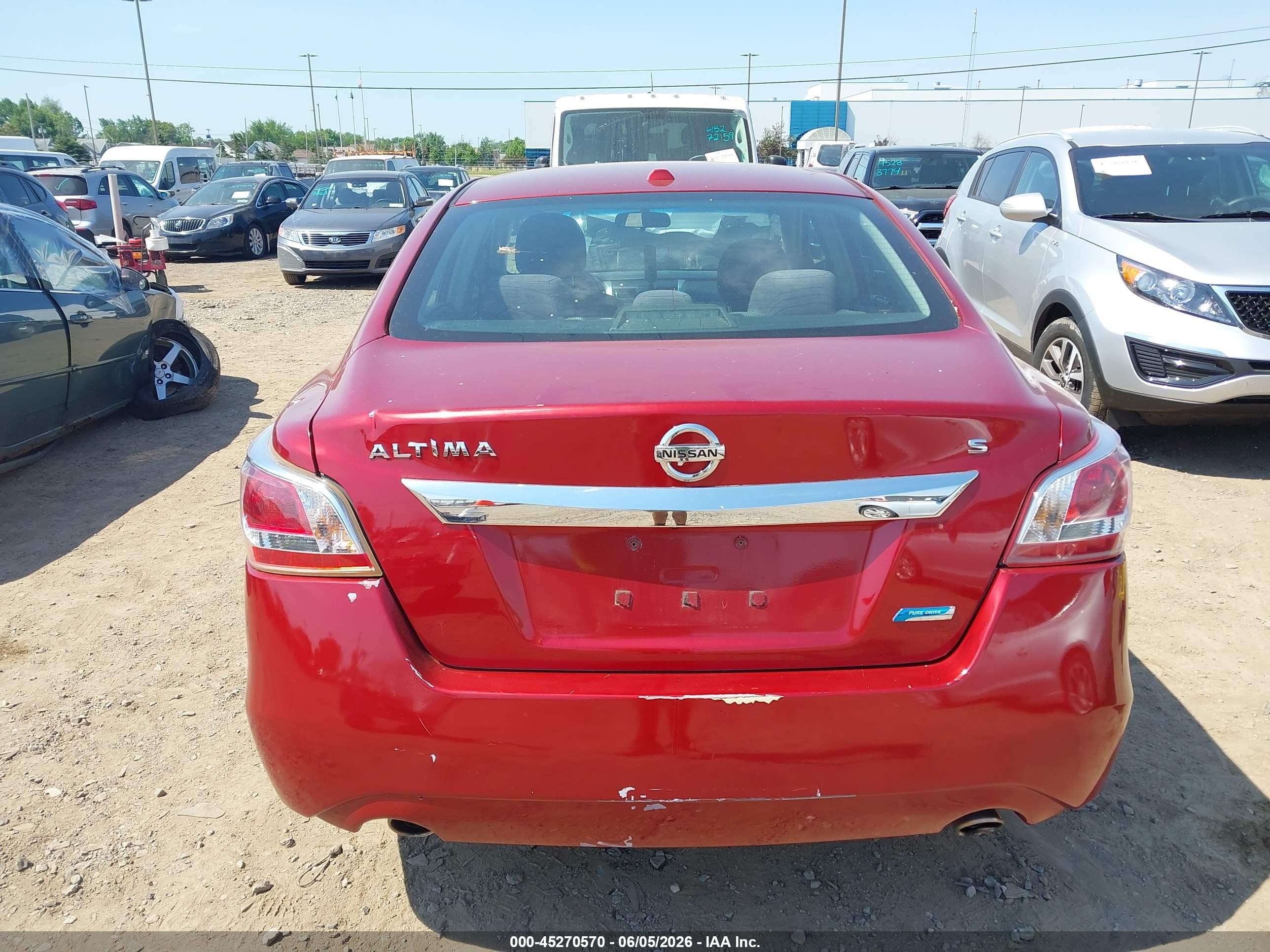 2013 Nissan Altima 2.5 Sv Красный vin: 1N4AL3AP4DN404958
