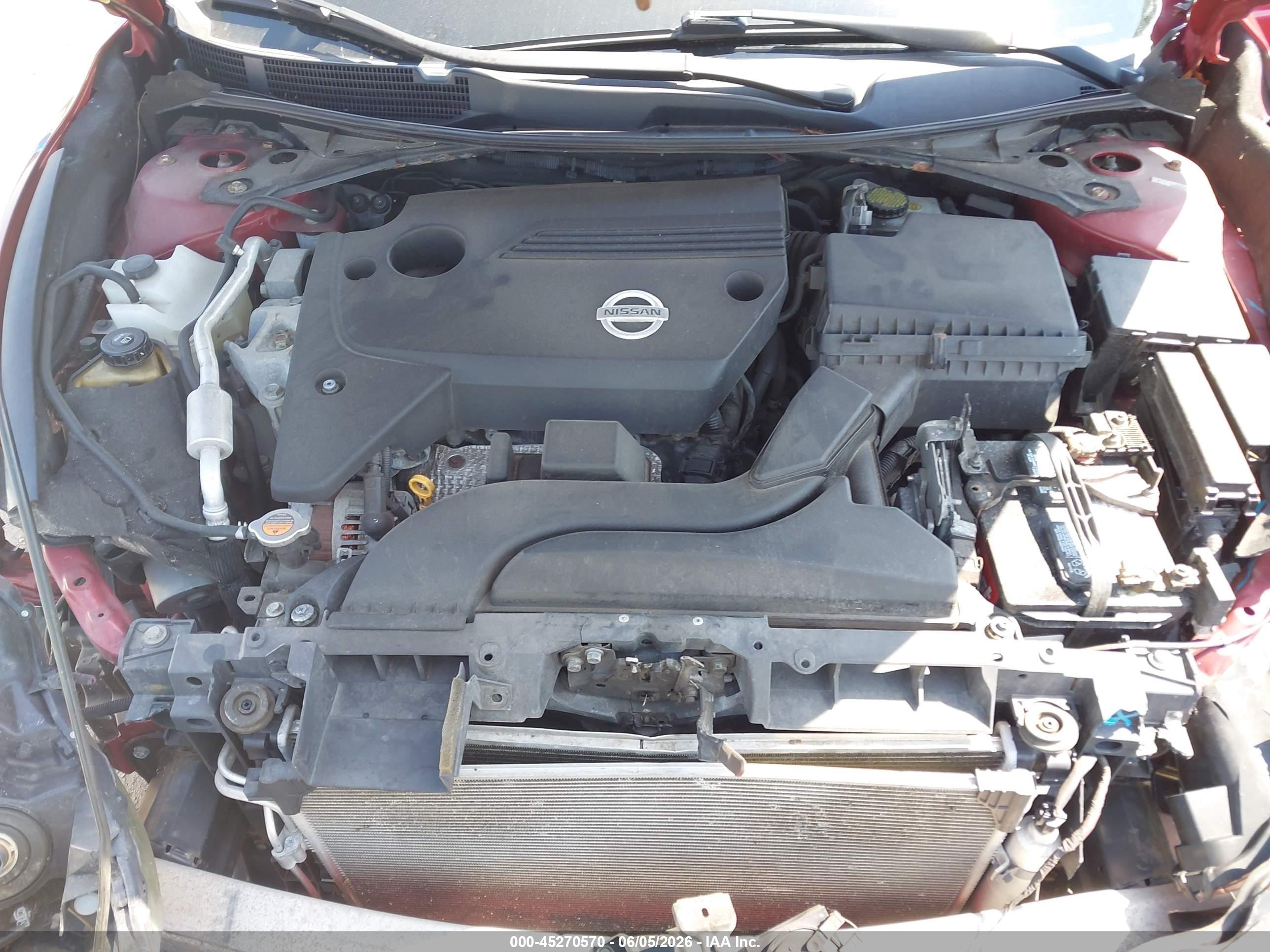 2013 Nissan Altima 2.5 Sv Красный vin: 1N4AL3AP4DN404958