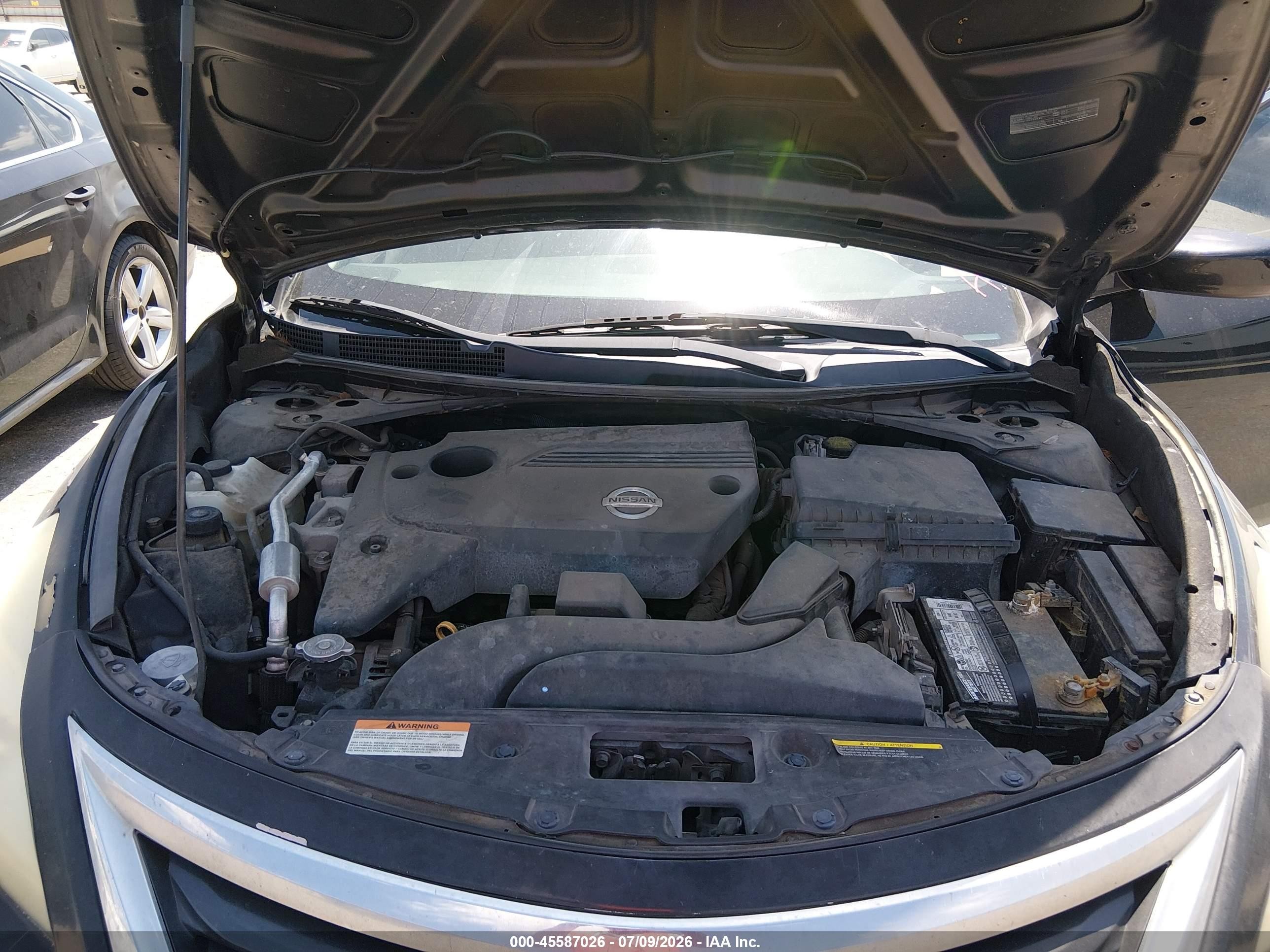 2013 Nissan Altima 2.5 Sv Black vin: 1N4AL3AP4DN416205