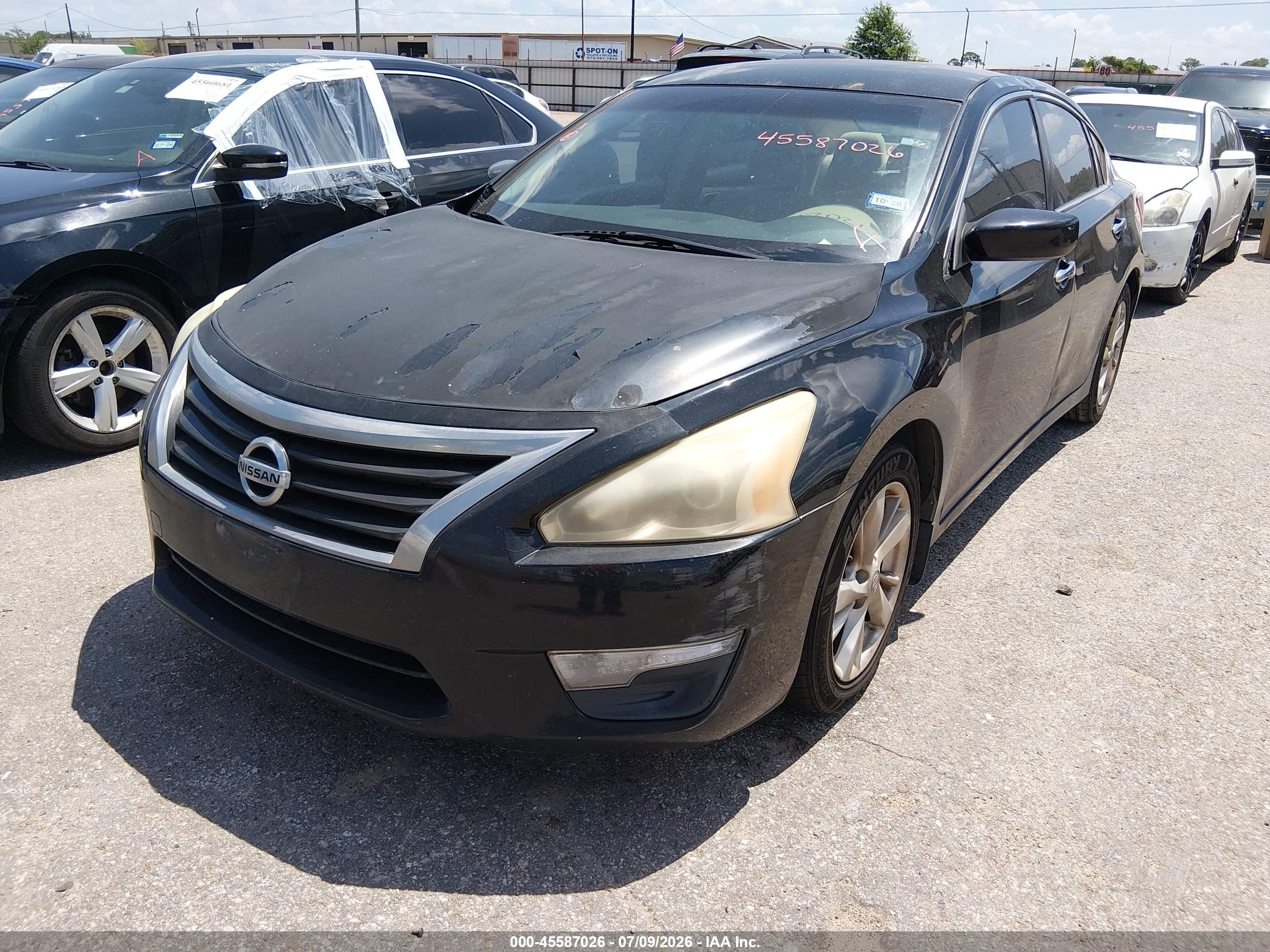 2013 Nissan Altima 2.5 Sv Black vin: 1N4AL3AP4DN416205