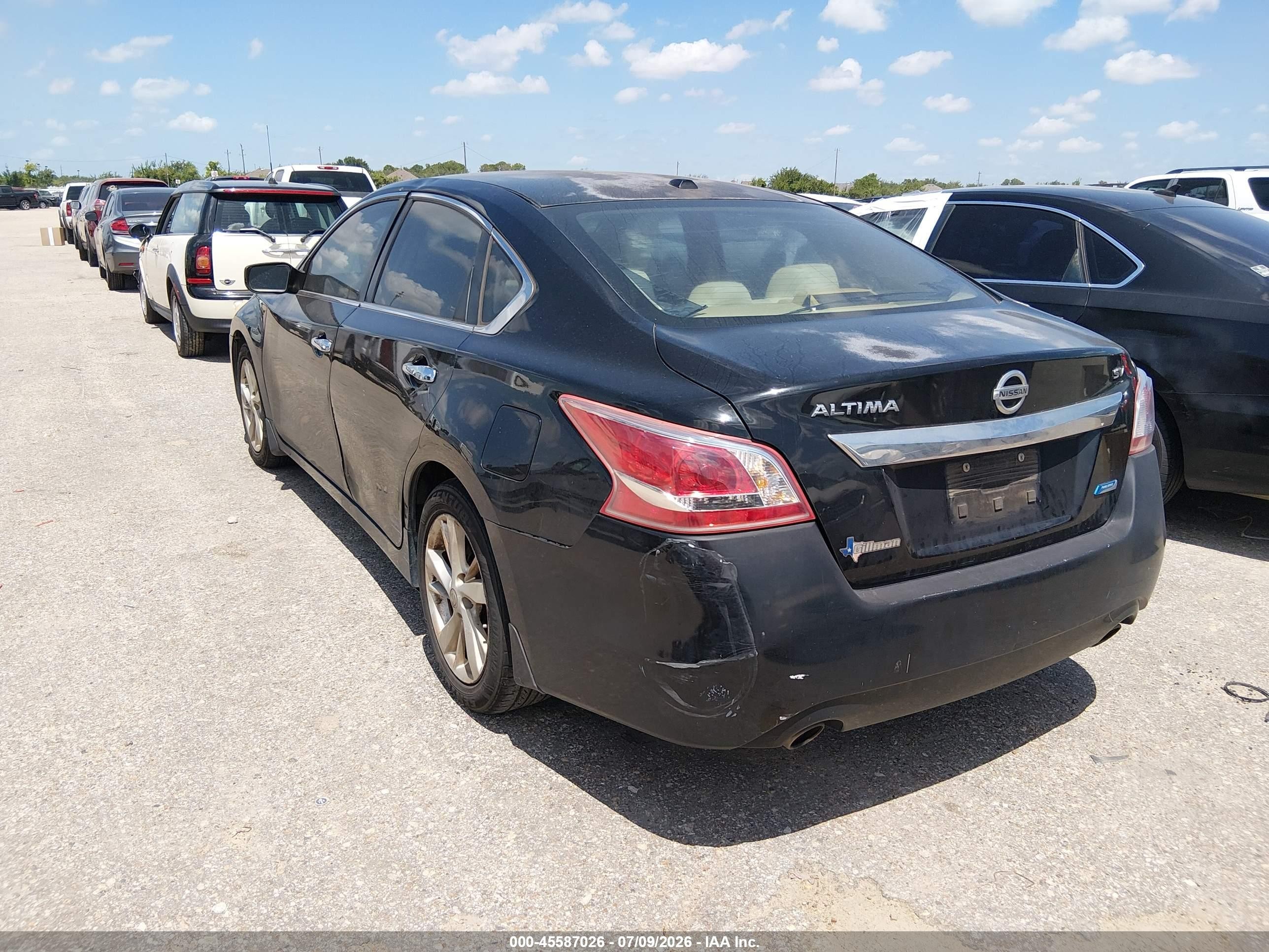 2013 Nissan Altima 2.5 Sv Black vin: 1N4AL3AP4DN416205