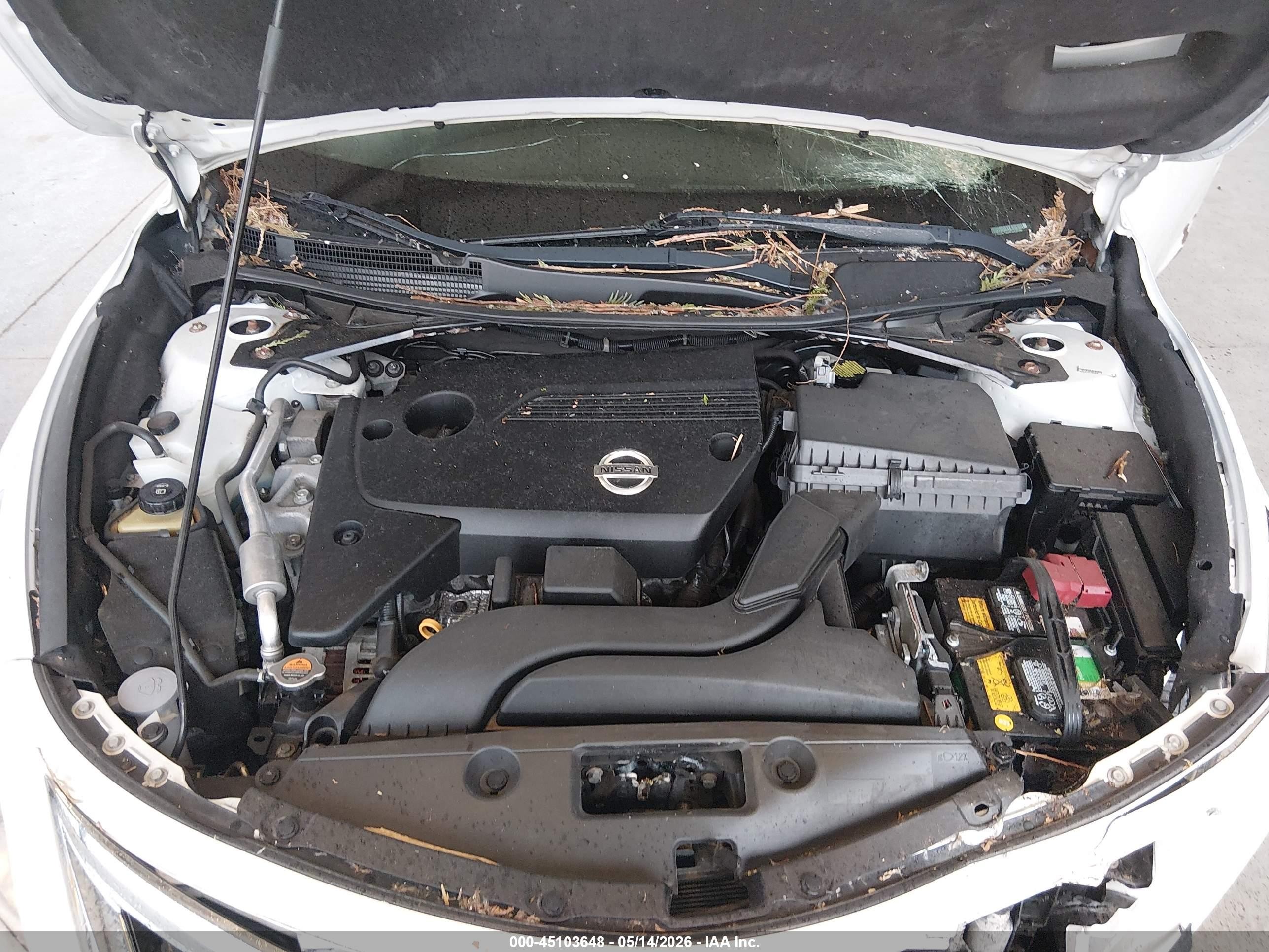 2013 Nissan Altima 2.5 Sl White vin: 1N4AL3AP4DN420366