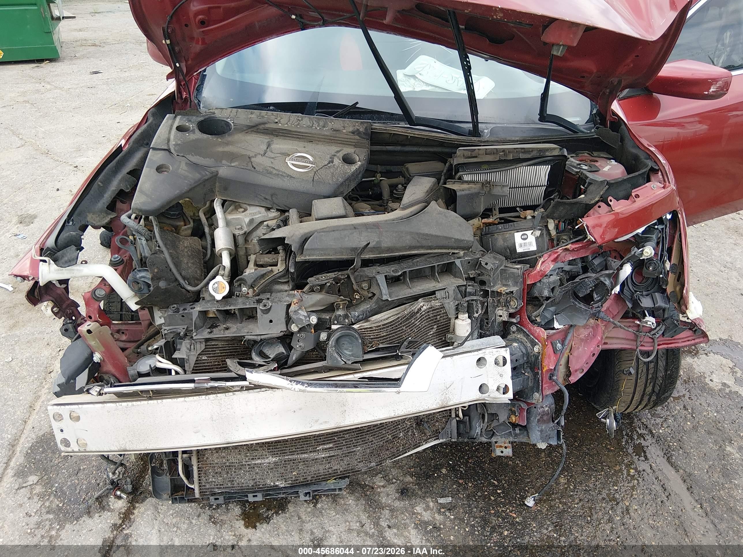 2013 Nissan Altima 2.5 S Red vin: 1N4AL3AP4DN453318