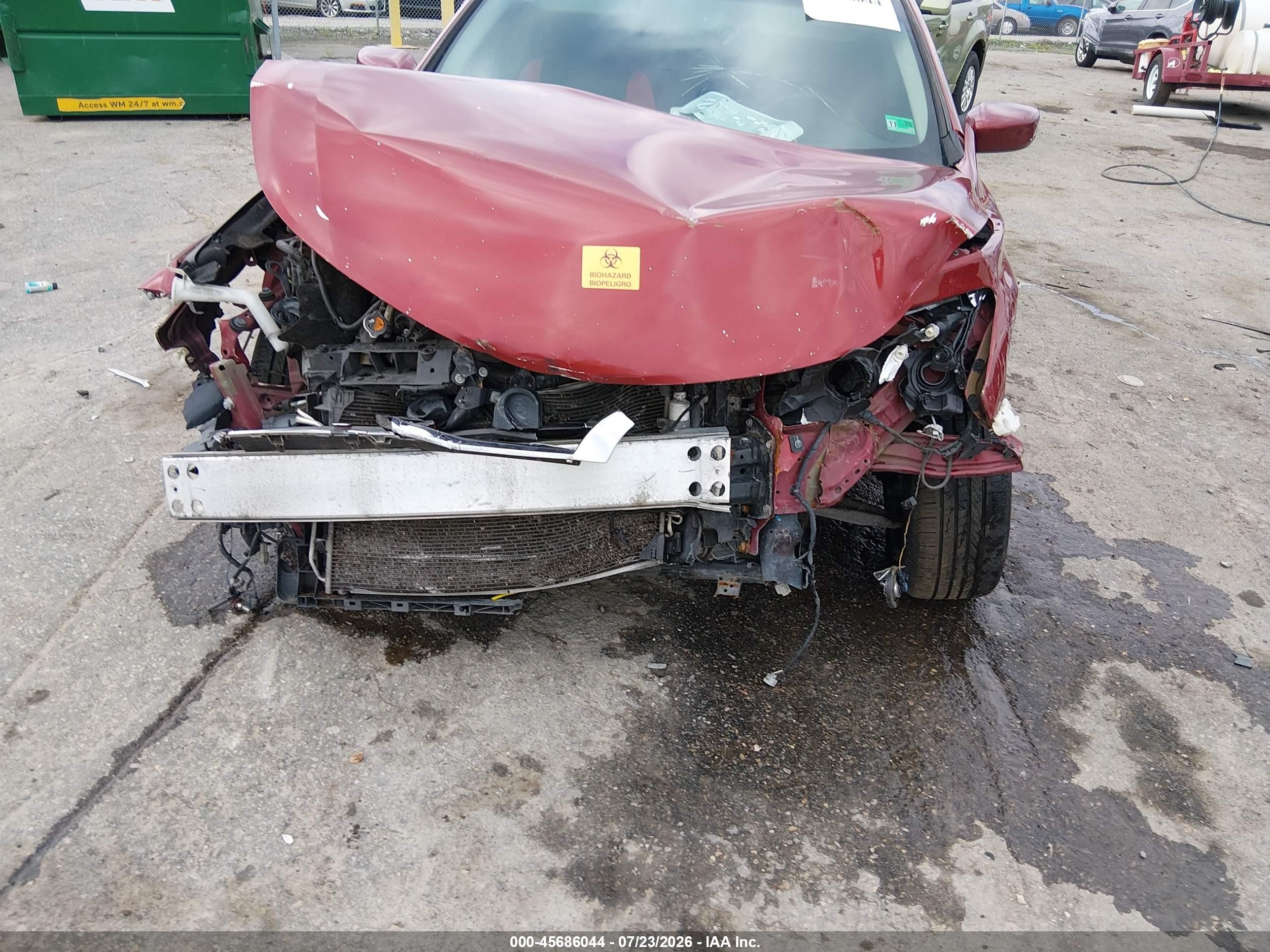 2013 Nissan Altima 2.5 S Red vin: 1N4AL3AP4DN453318