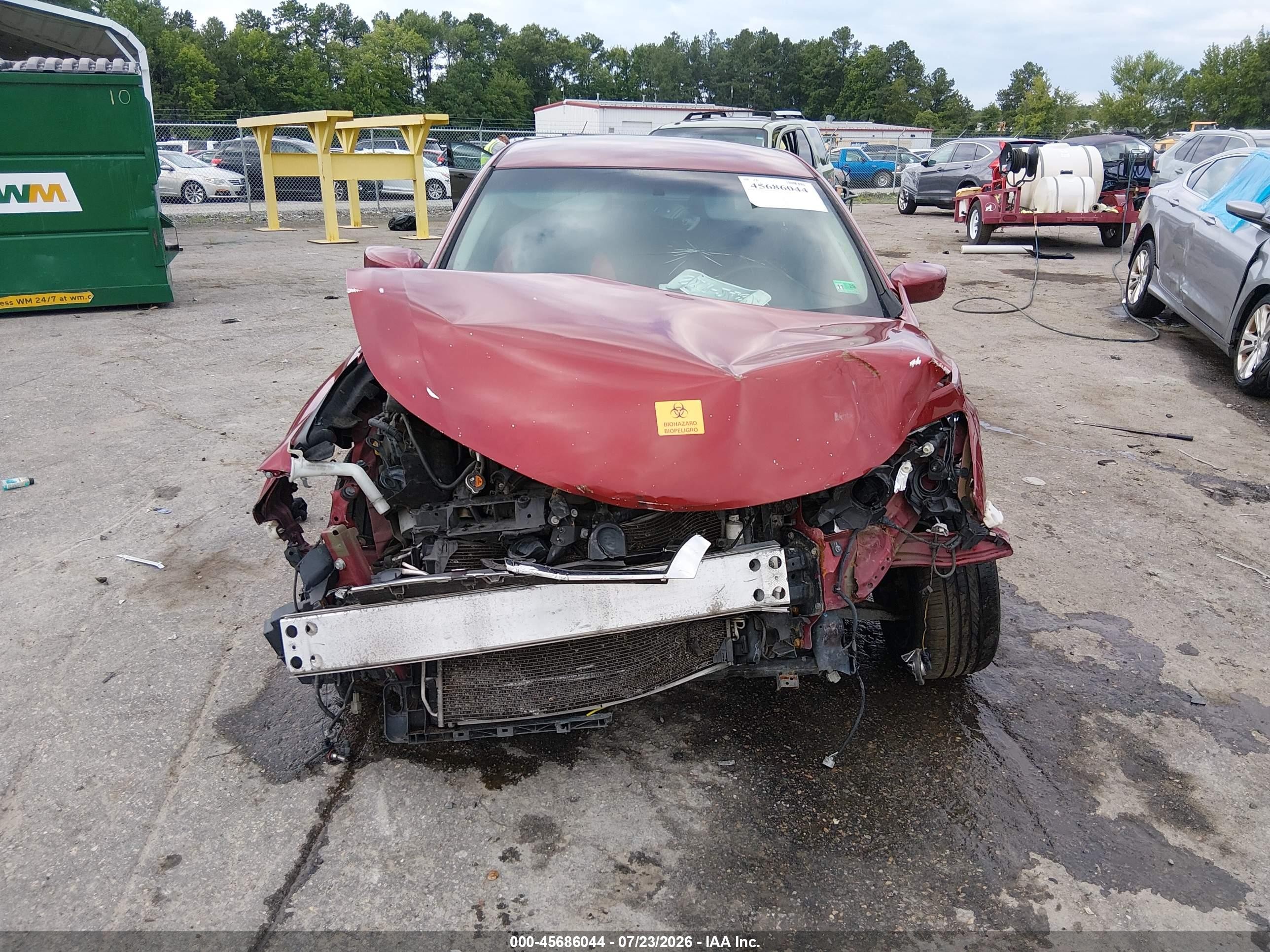 2013 Nissan Altima 2.5 S Red vin: 1N4AL3AP4DN453318
