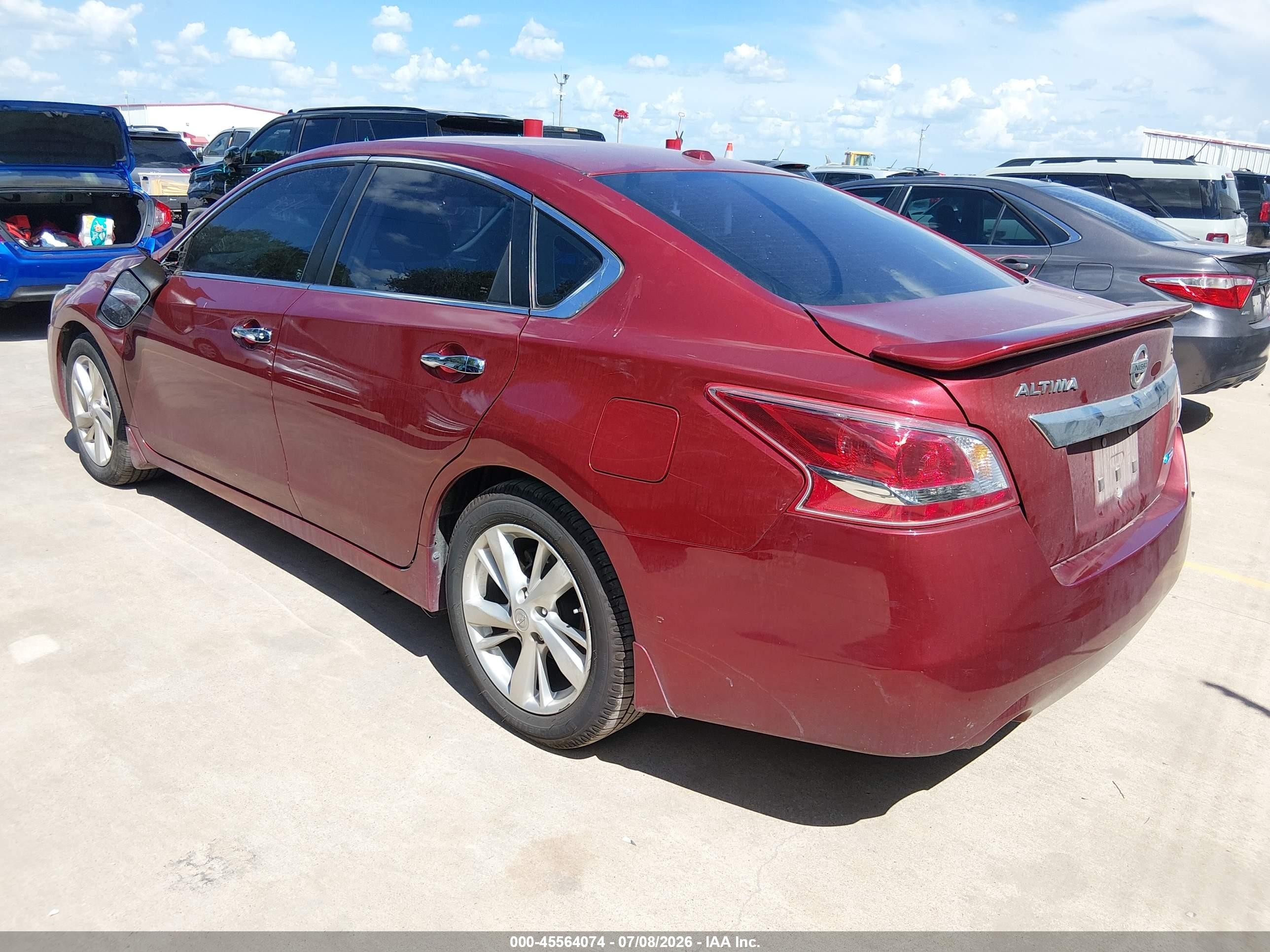 2013 Nissan Altima 2.5 Sv Красный vin: 1N4AL3AP4DN490711