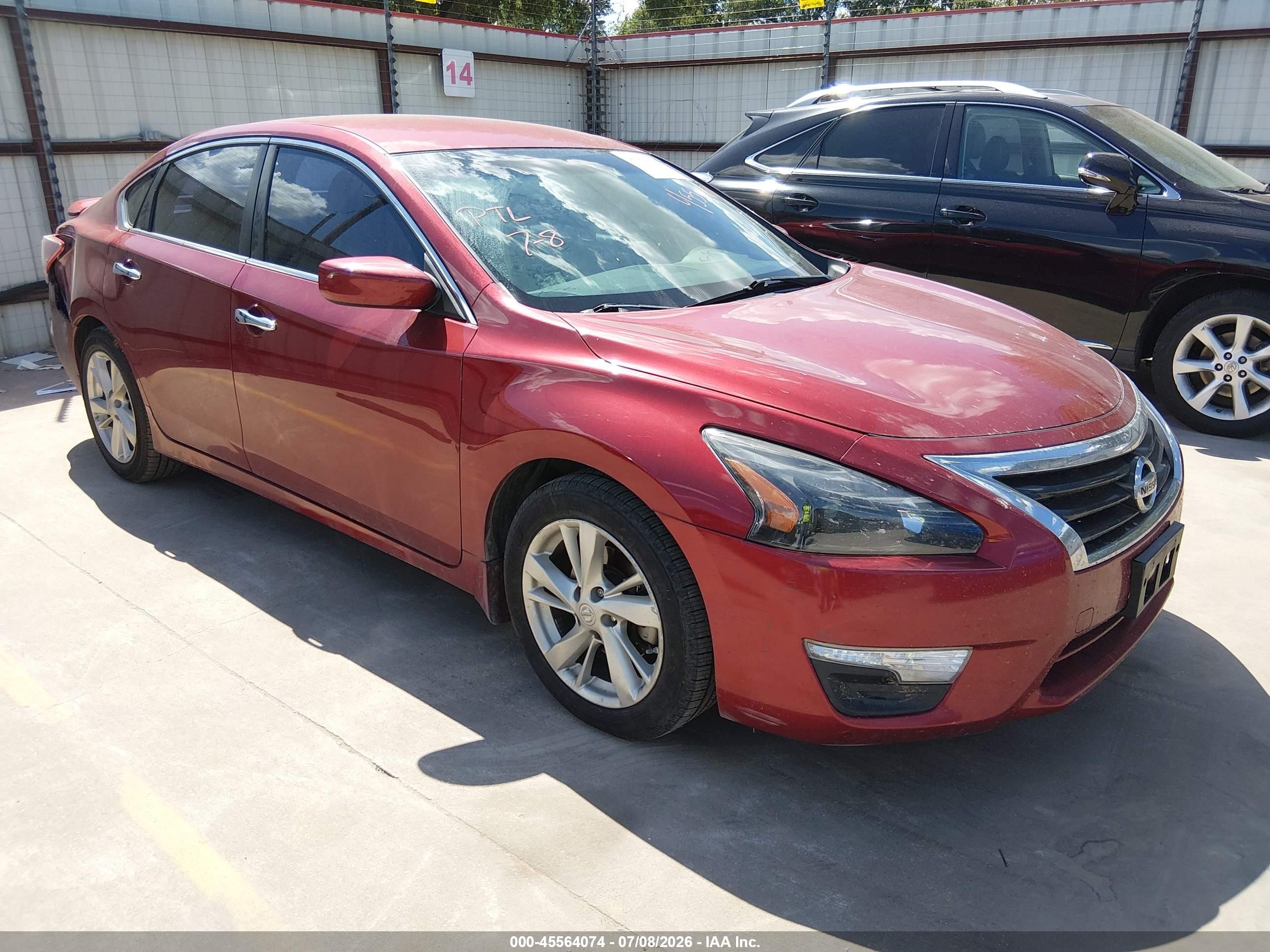 2013 Nissan Altima 2.5 Sv Красный vin: 1N4AL3AP4DN490711