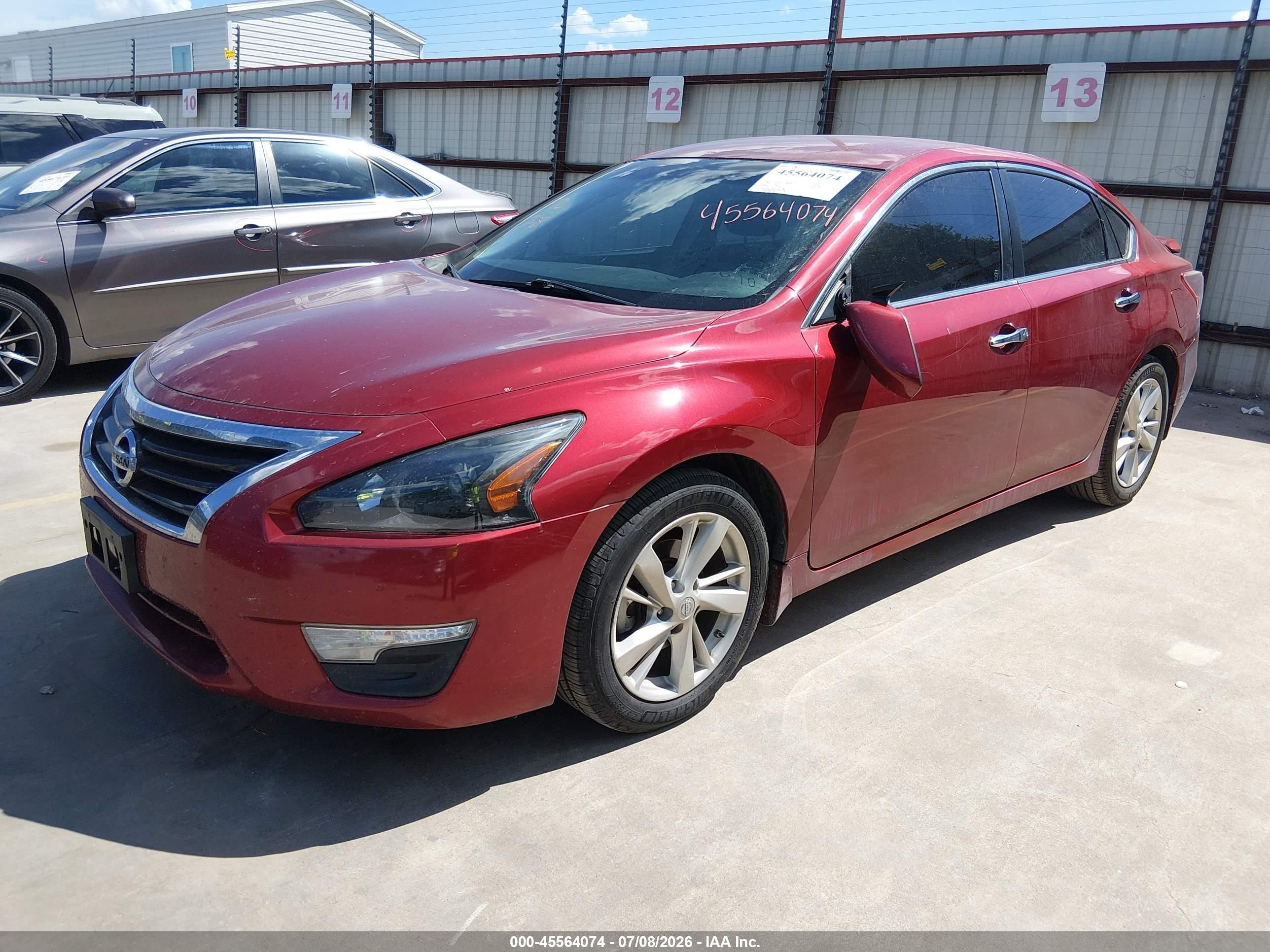 2013 Nissan Altima 2.5 Sv Красный vin: 1N4AL3AP4DN490711
