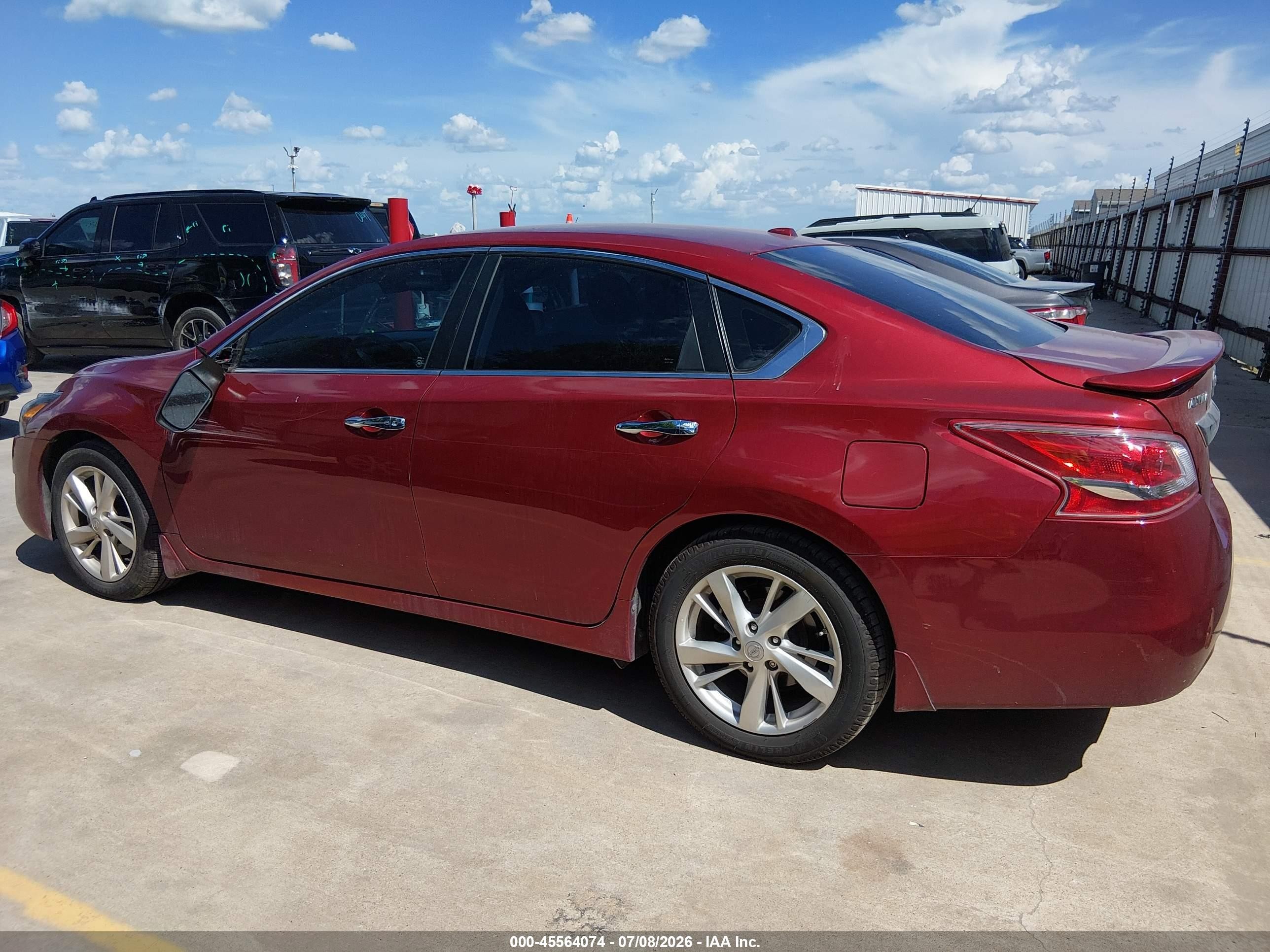 2013 Nissan Altima 2.5 Sv Красный vin: 1N4AL3AP4DN490711