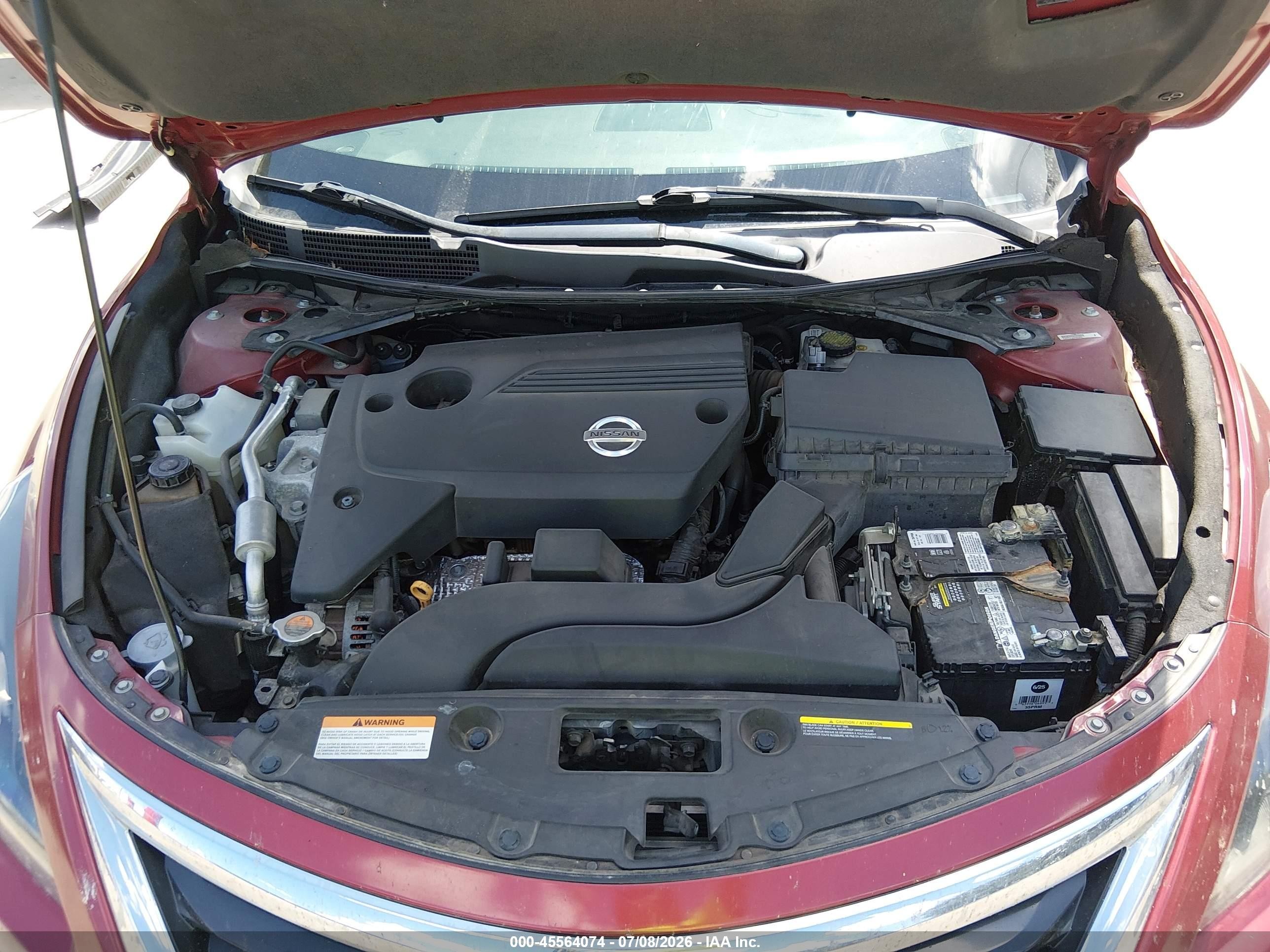 2013 Nissan Altima 2.5 Sv Красный vin: 1N4AL3AP4DN490711