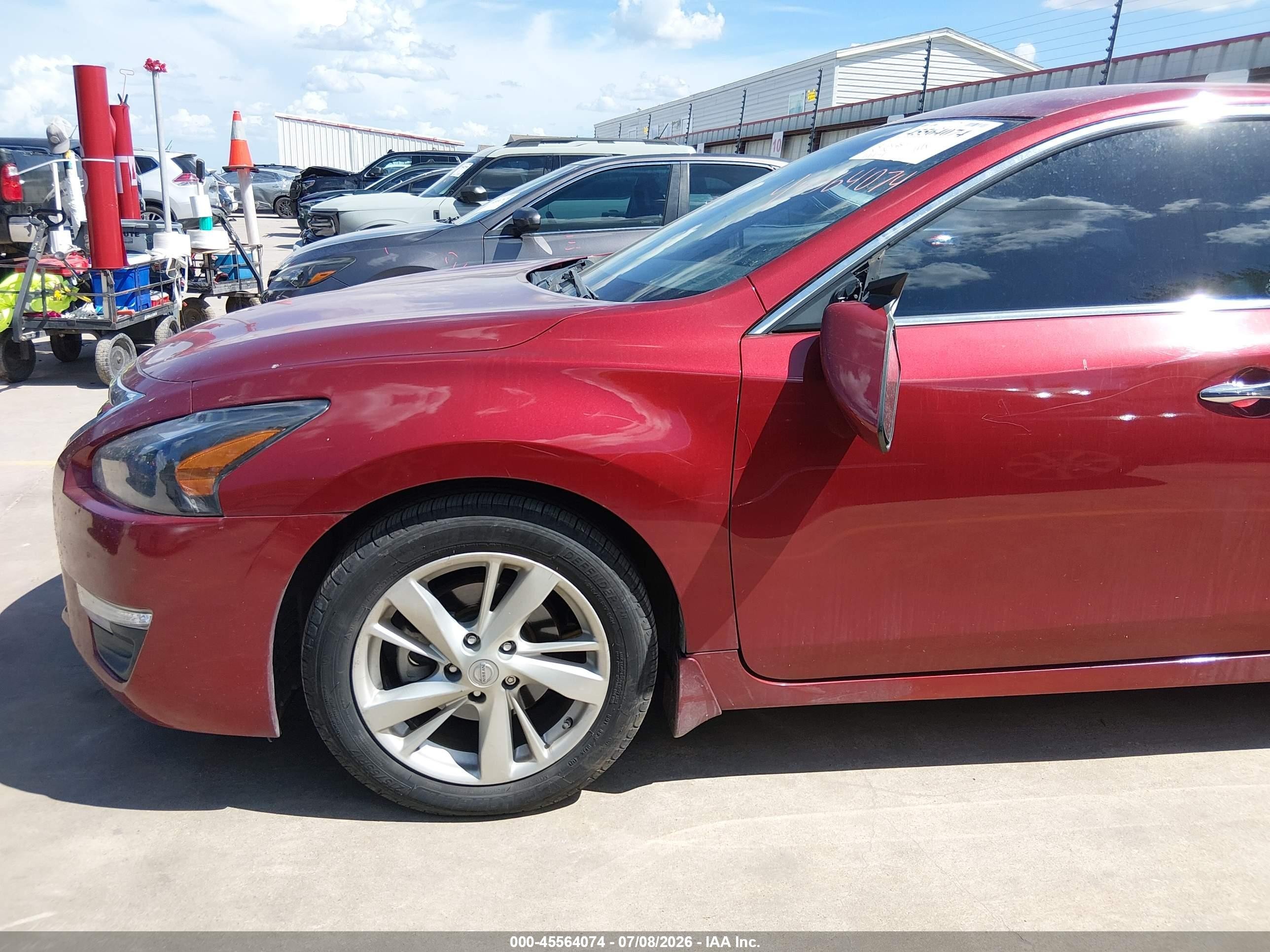 2013 Nissan Altima 2.5 Sv Красный vin: 1N4AL3AP4DN490711