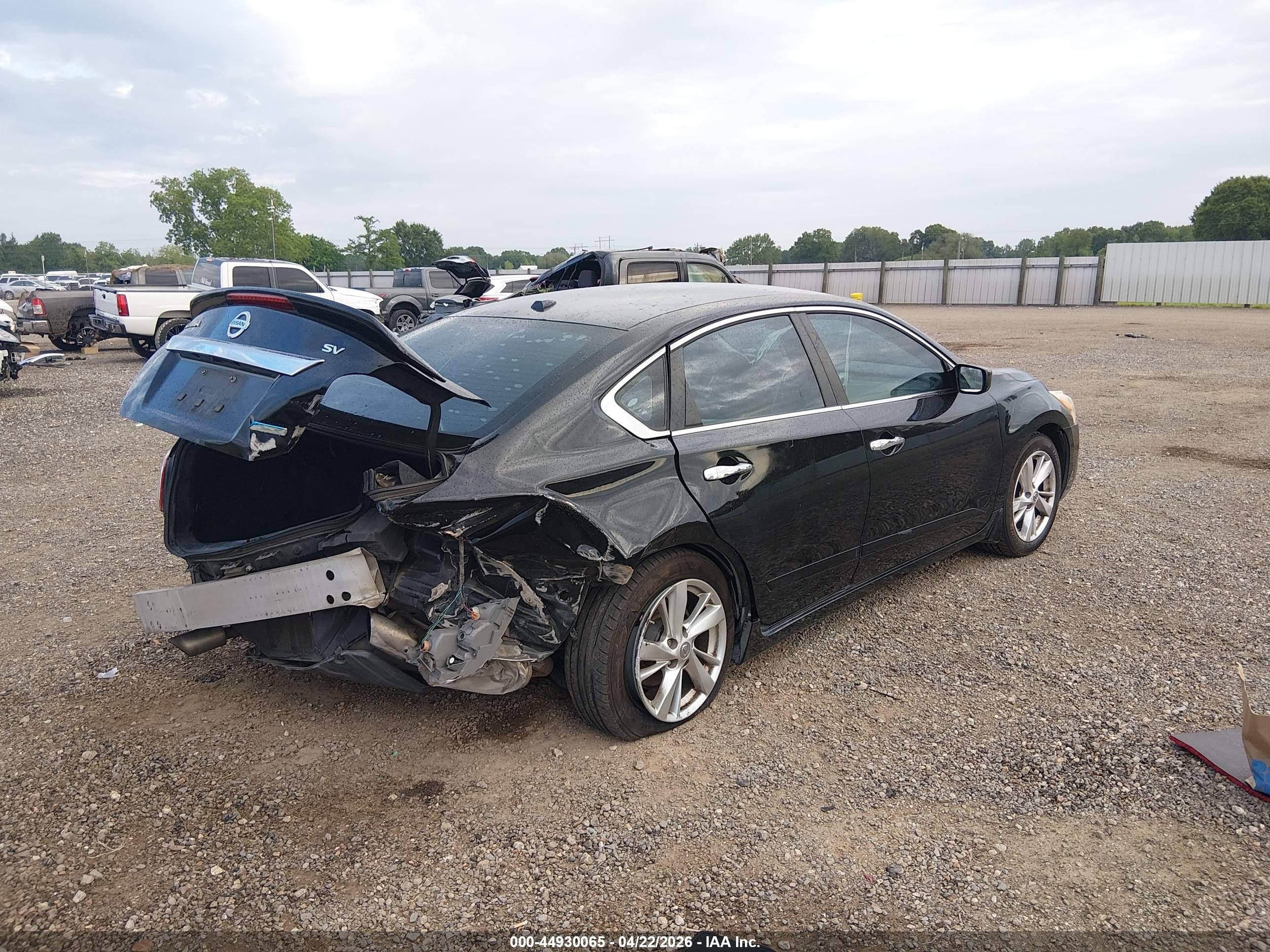 2013 Nissan Altima 2.5 Sv Black vin: 1N4AL3AP4DN505868