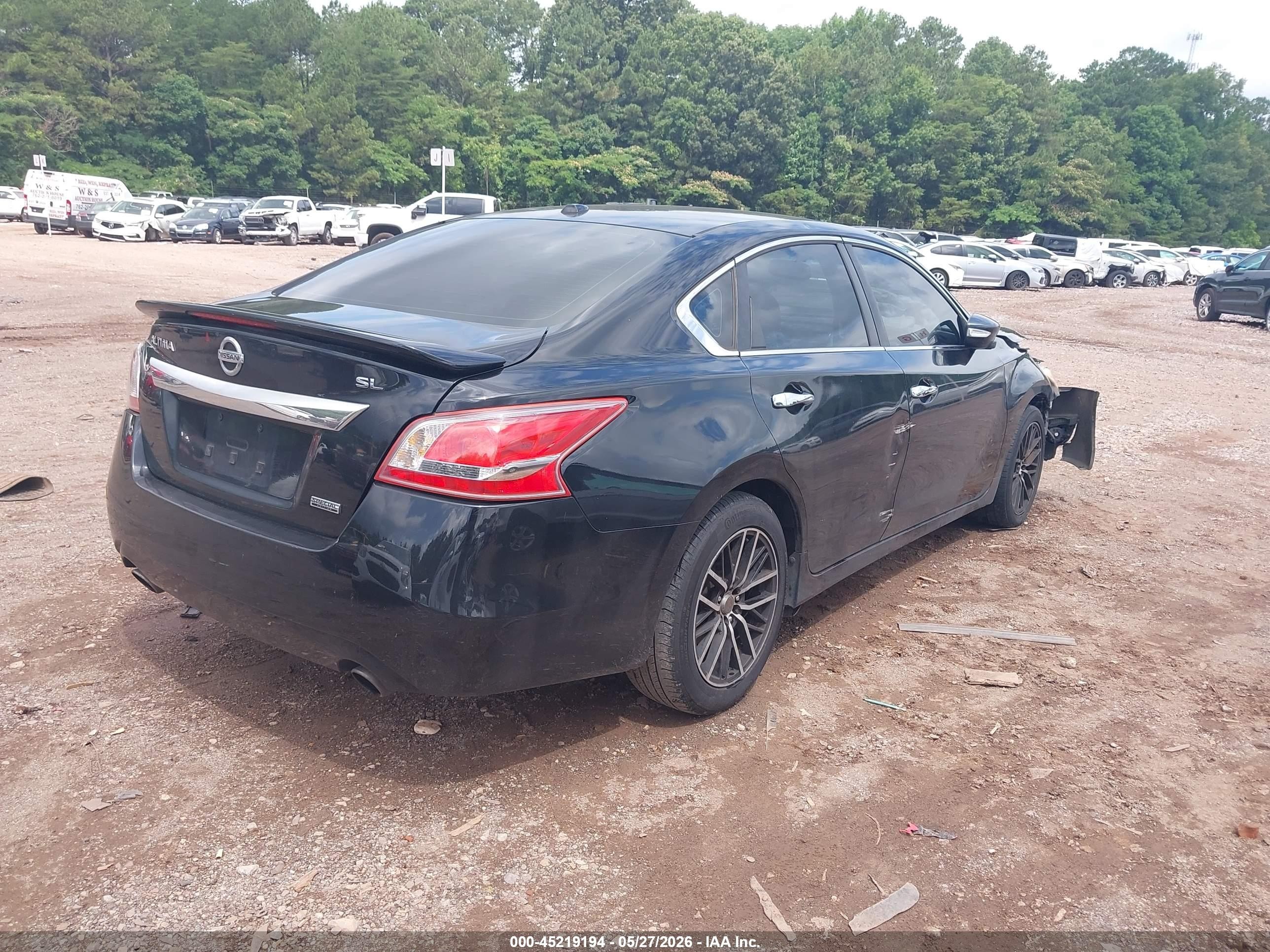 2013 Nissan Altima 2.5 Sl Black vin: 1N4AL3AP4DN512979