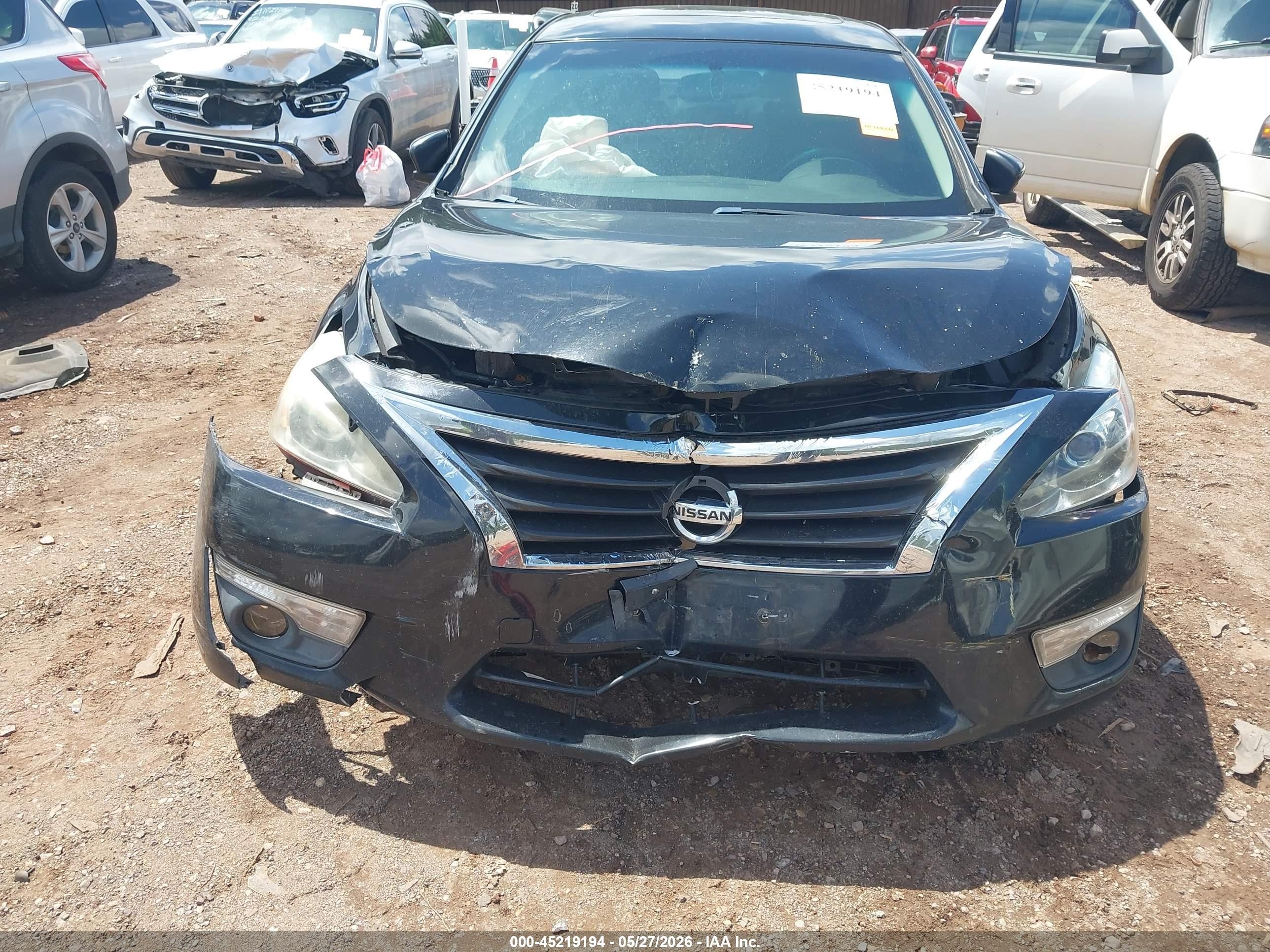2013 Nissan Altima 2.5 Sl Black vin: 1N4AL3AP4DN512979