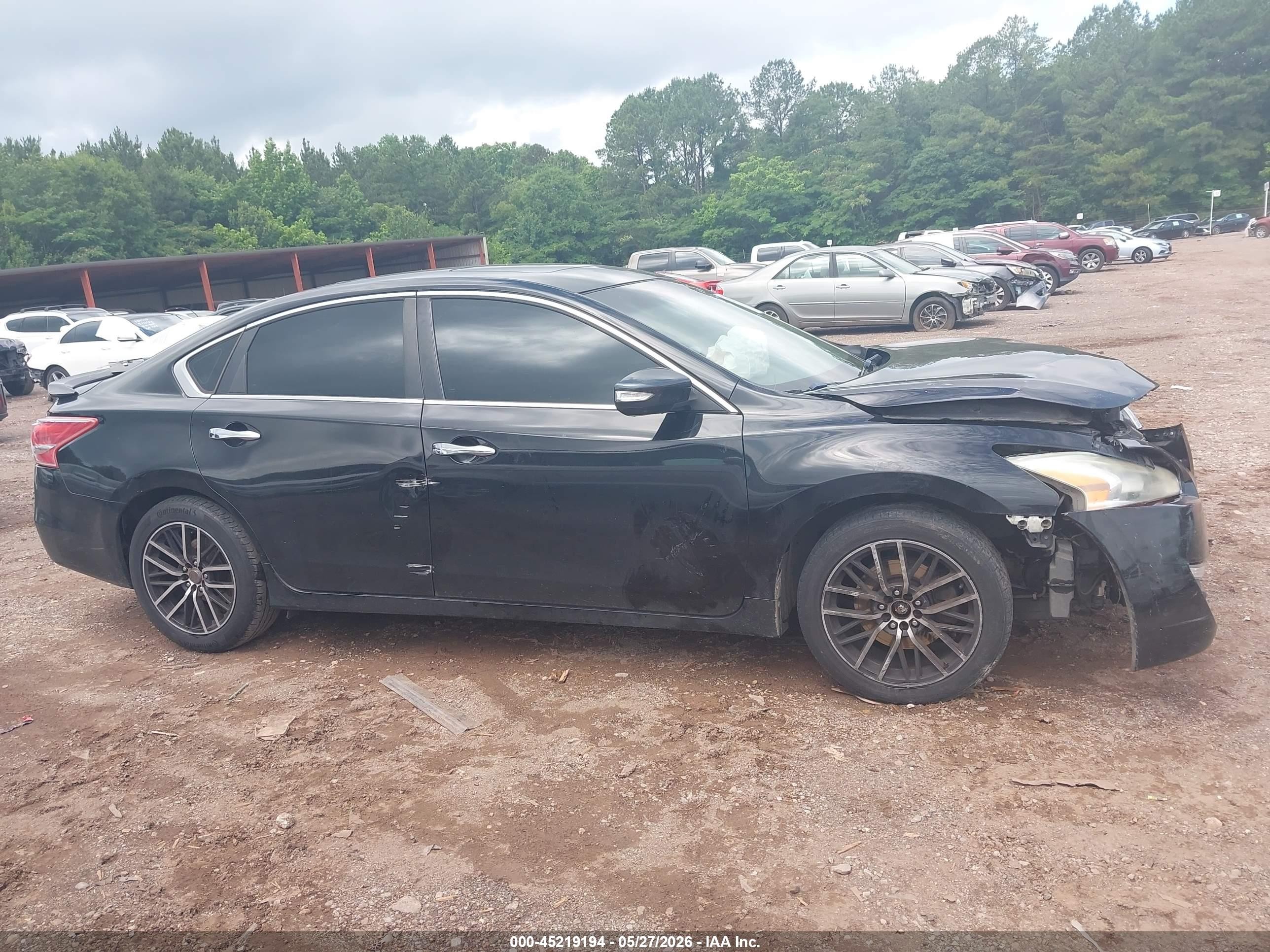 2013 Nissan Altima 2.5 Sl Black vin: 1N4AL3AP4DN512979