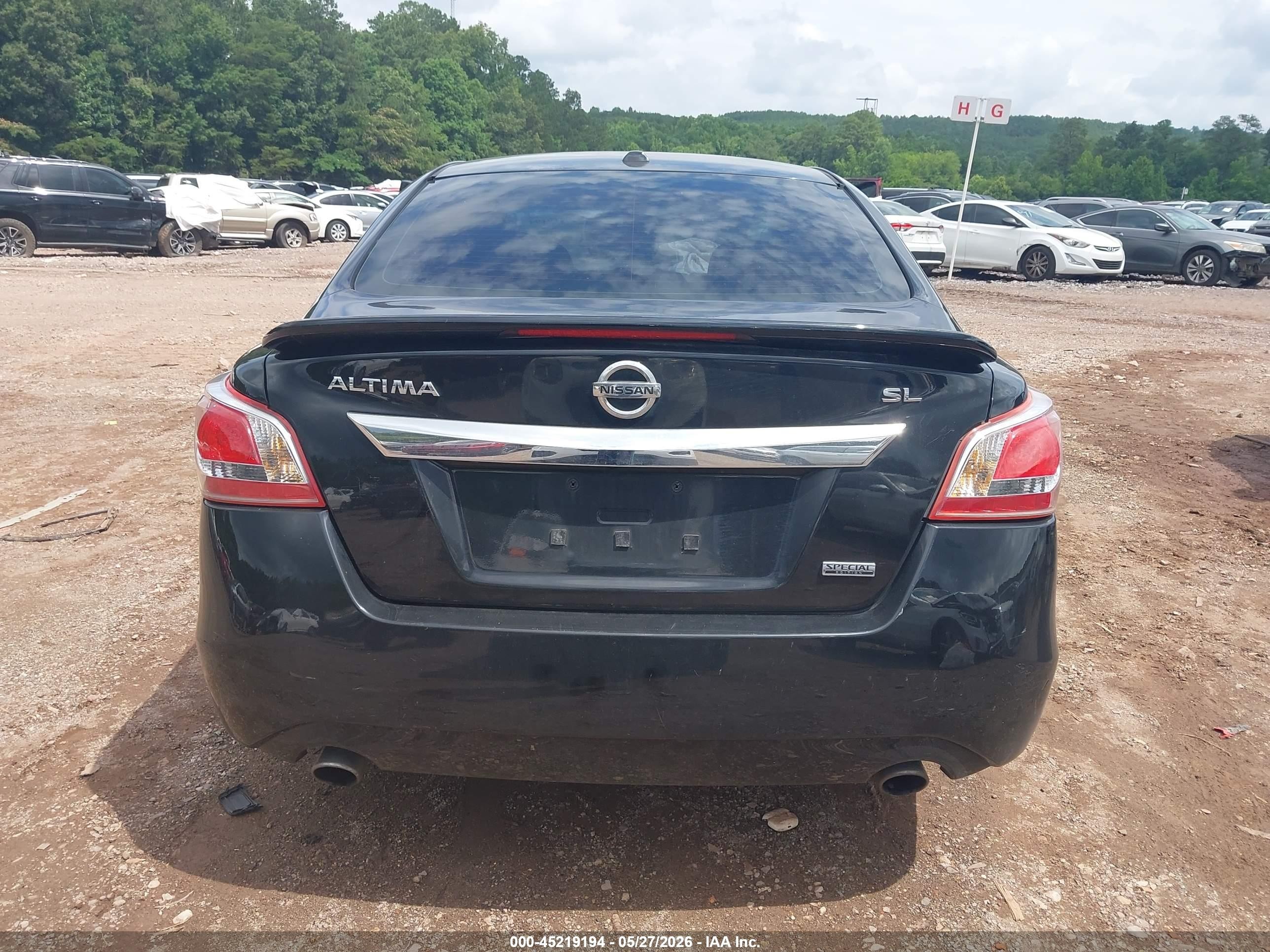 2013 Nissan Altima 2.5 Sl Black vin: 1N4AL3AP4DN512979
