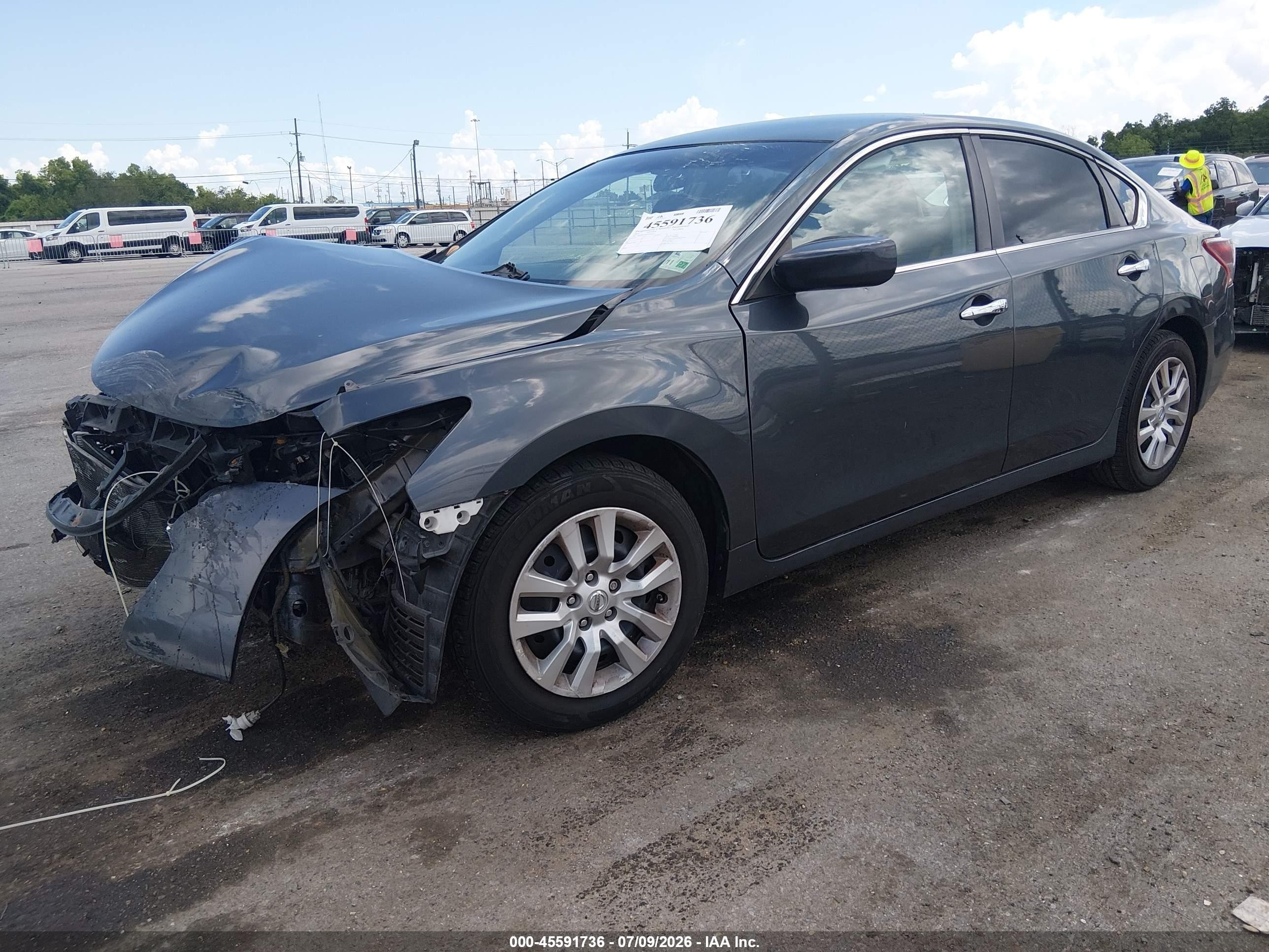 2013 Nissan Altima 2.5 S Серый vin: 1N4AL3AP4DN529734