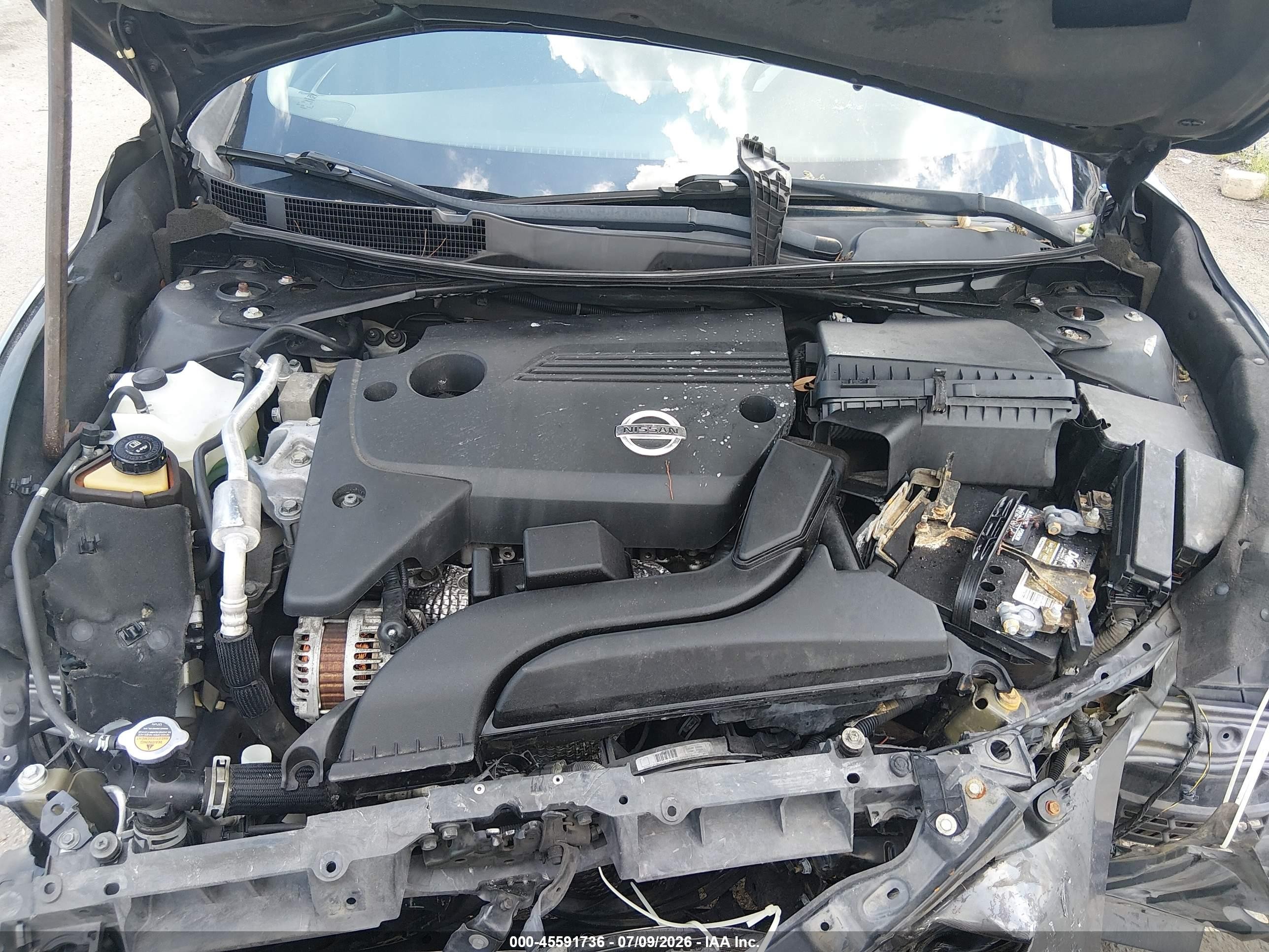 2013 Nissan Altima 2.5 S Серый vin: 1N4AL3AP4DN529734