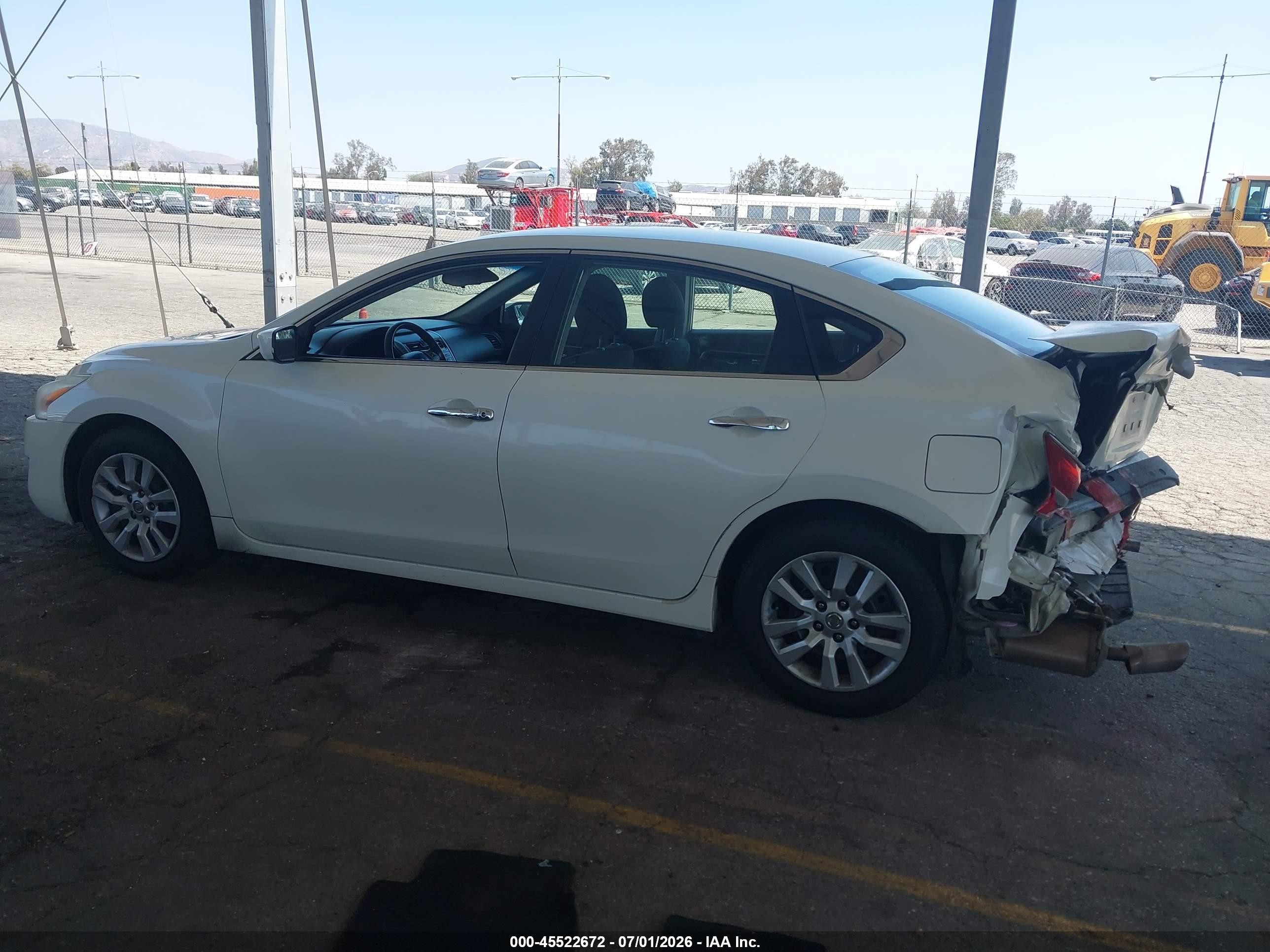 2013 Nissan Altima 2.5 S White vin: 1N4AL3AP4DN532021