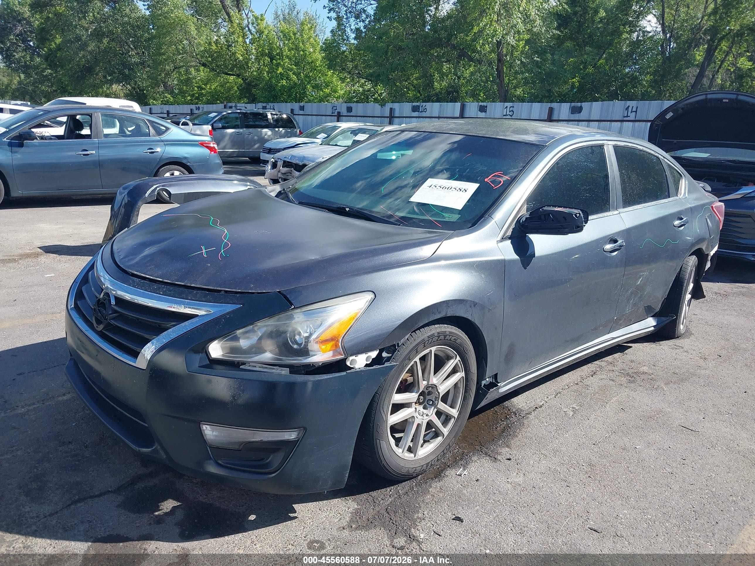2013 Nissan Altima 2.5 S Gray vin: 1N4AL3AP4DN535033