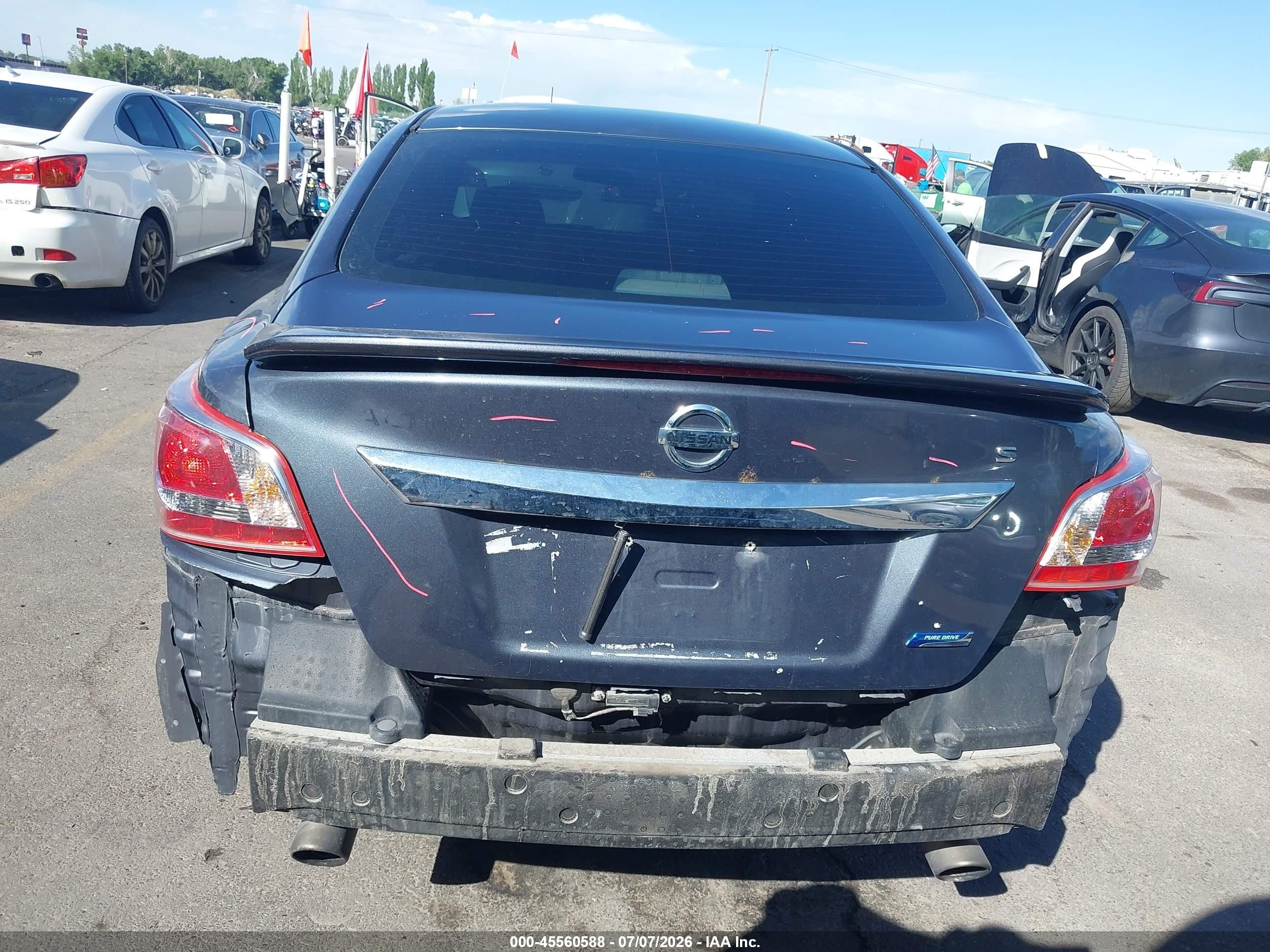 2013 Nissan Altima 2.5 S Gray vin: 1N4AL3AP4DN535033