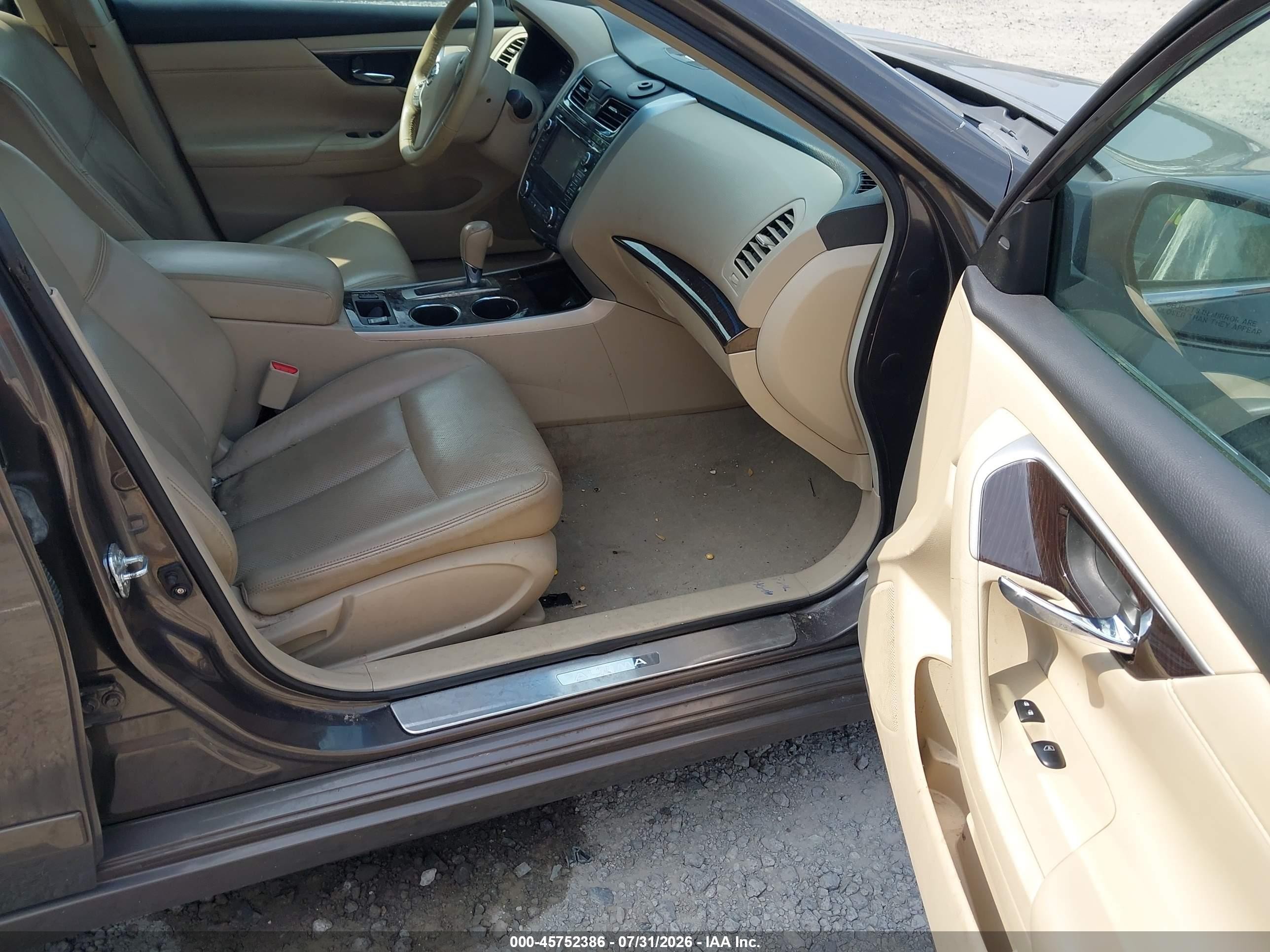 2013 Nissan Altima 2.5 Sl Black vin: 1N4AL3AP4DN561650