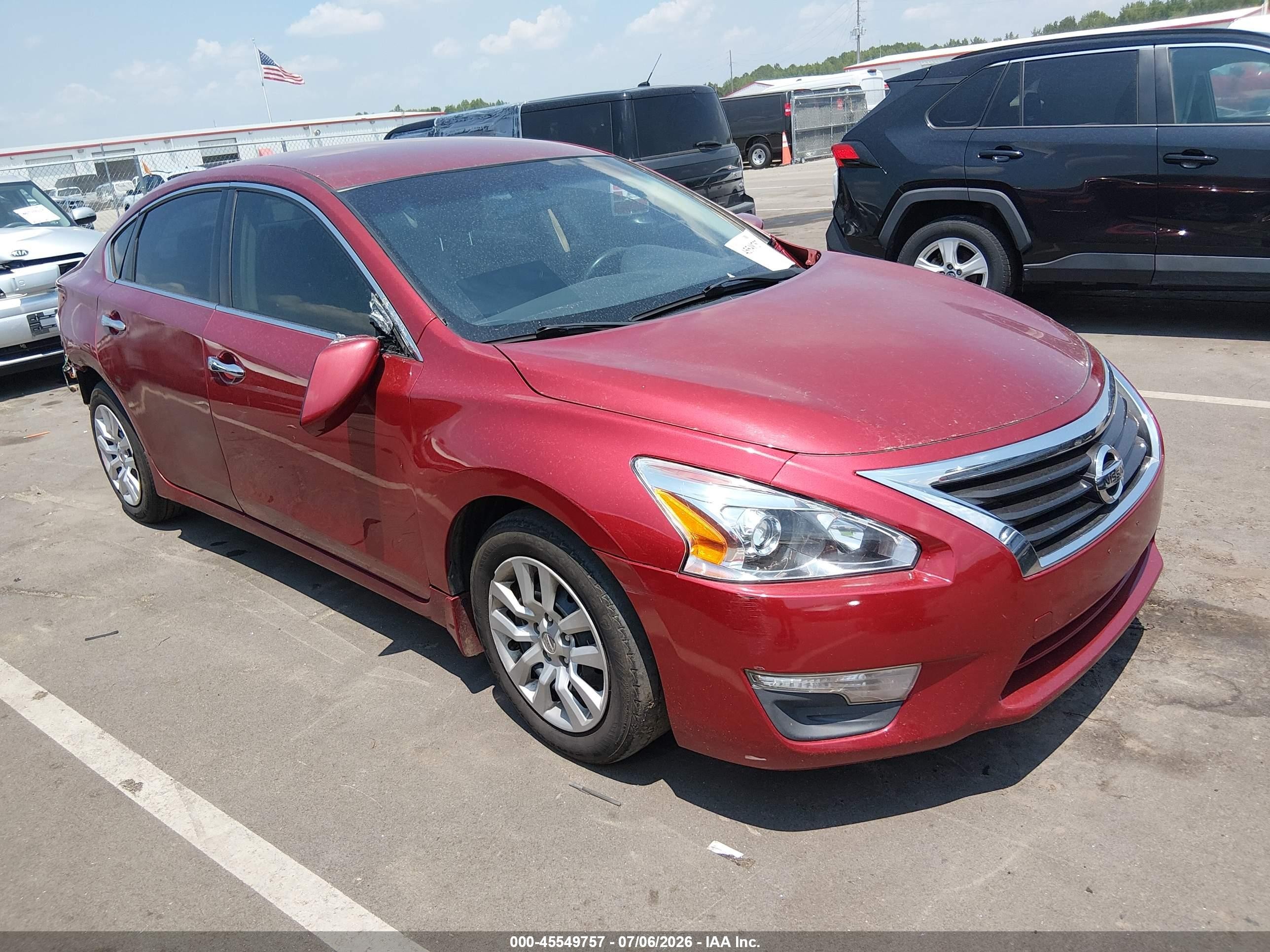 2013 Nissan Altima 2.5 S Red vin: 1N4AL3AP4DN563155
