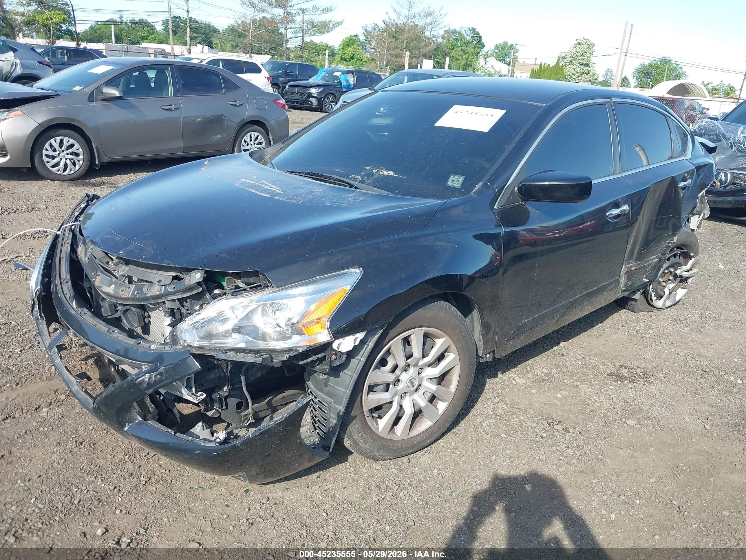 2013 Nissan Altima 2.5 S Black vin: 1N4AL3AP4DN564970