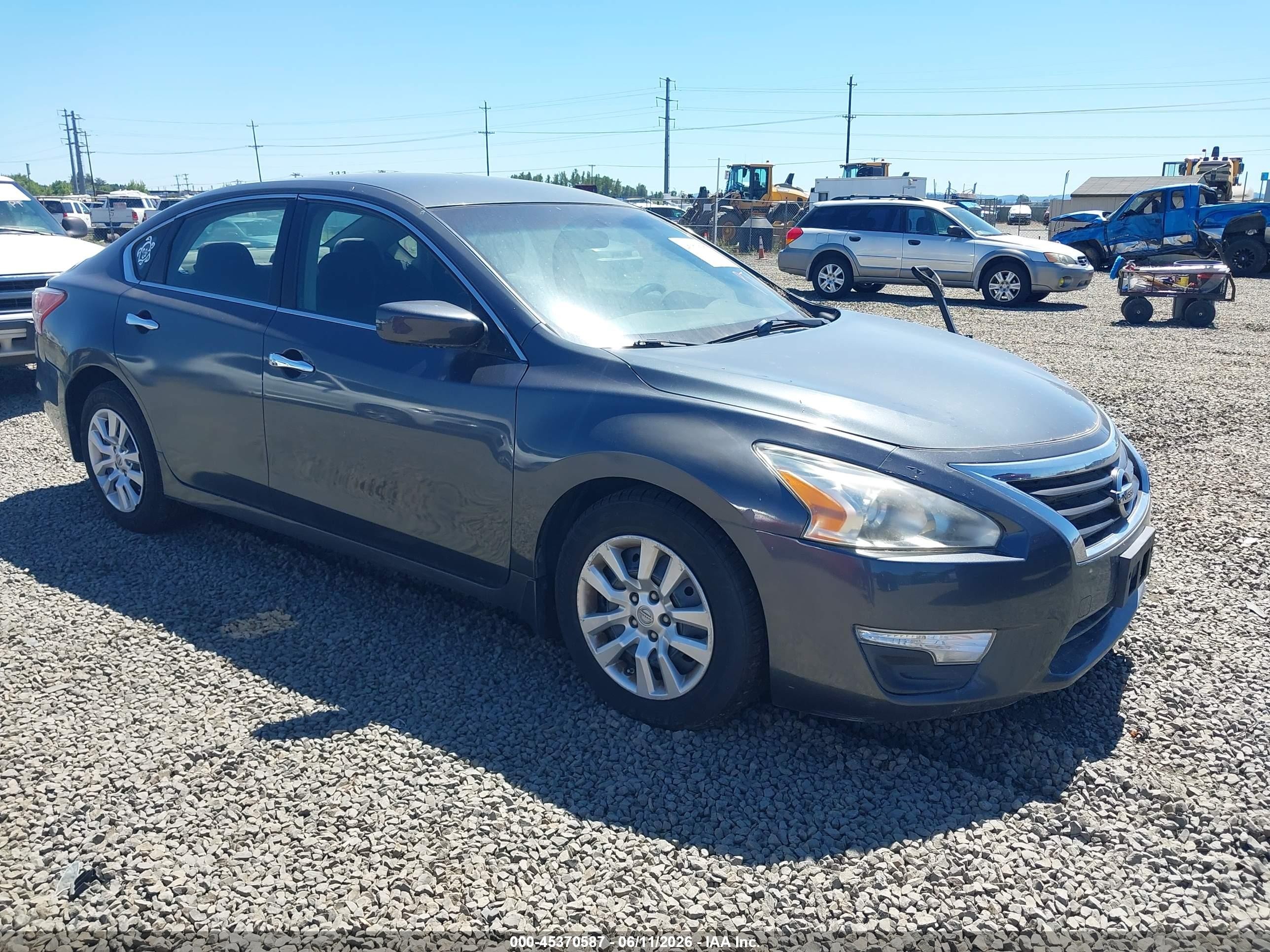 2013 Nissan Altima 2.5 S Gray vin: 1N4AL3AP4DN567559