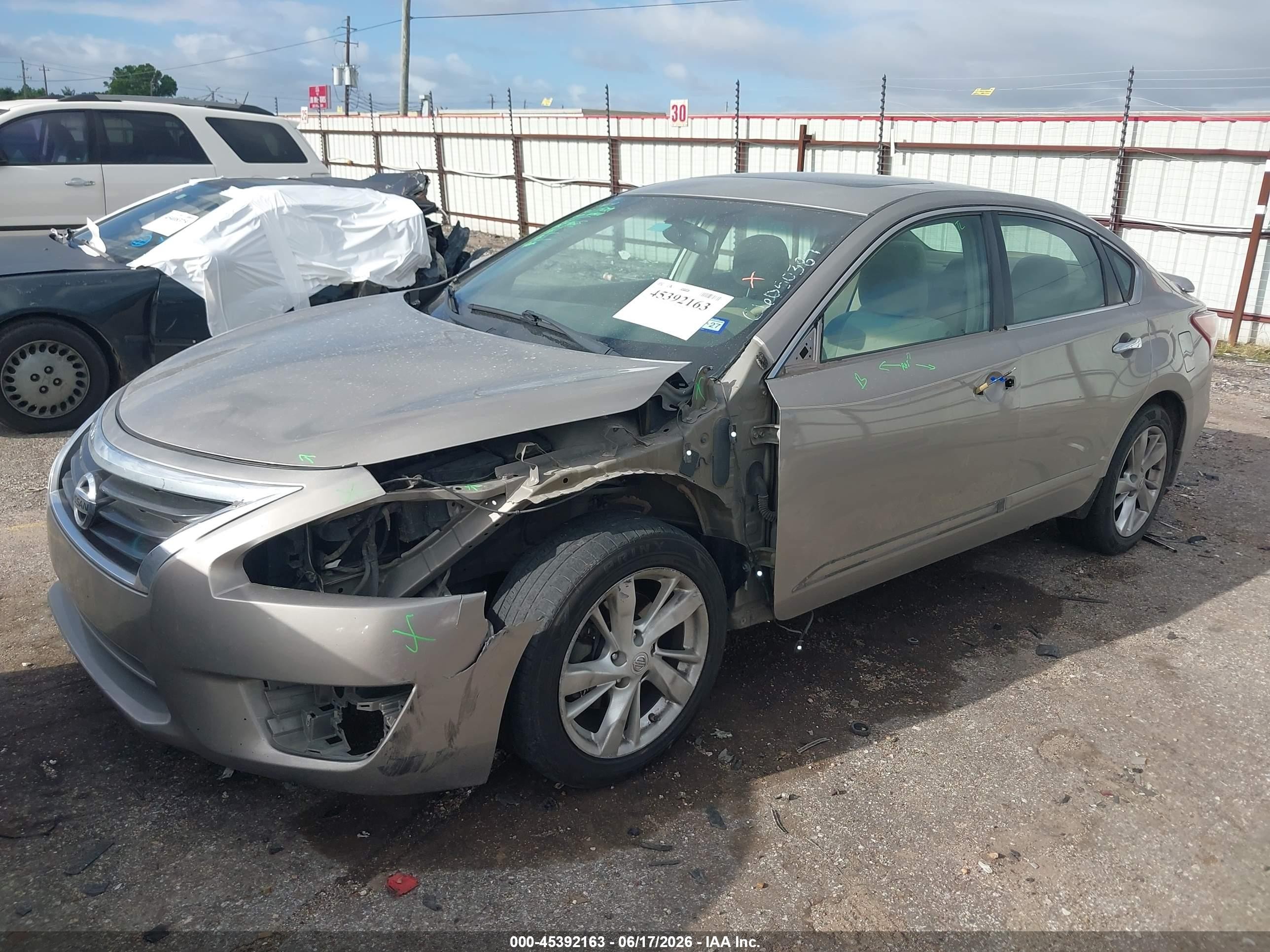 2013 Nissan Altima 2.5 Sv Gold vin: 1N4AL3AP4DN570784