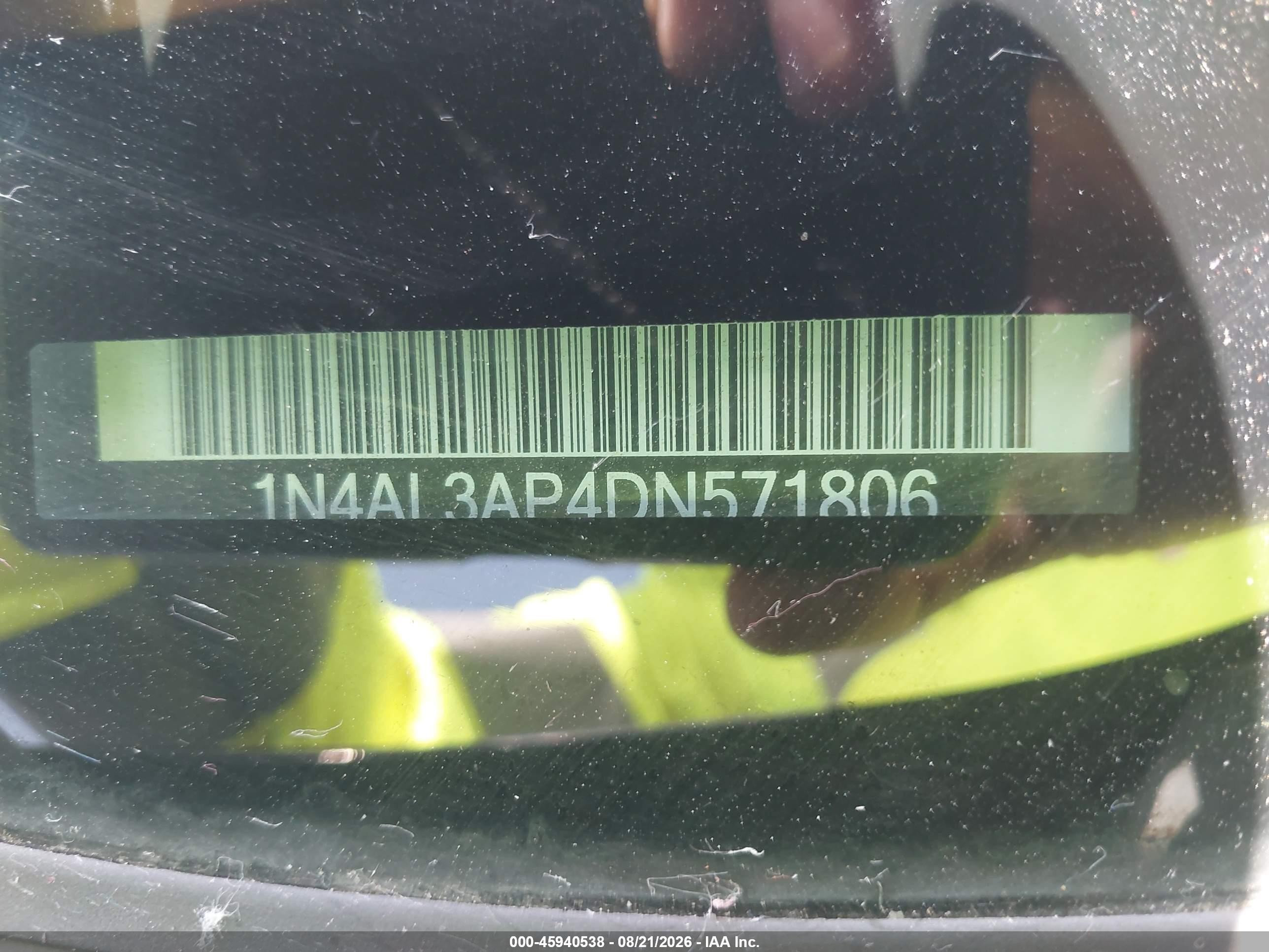 2013 Nissan Altima 2.5 S Черный vin: 1N4AL3AP4DN571806