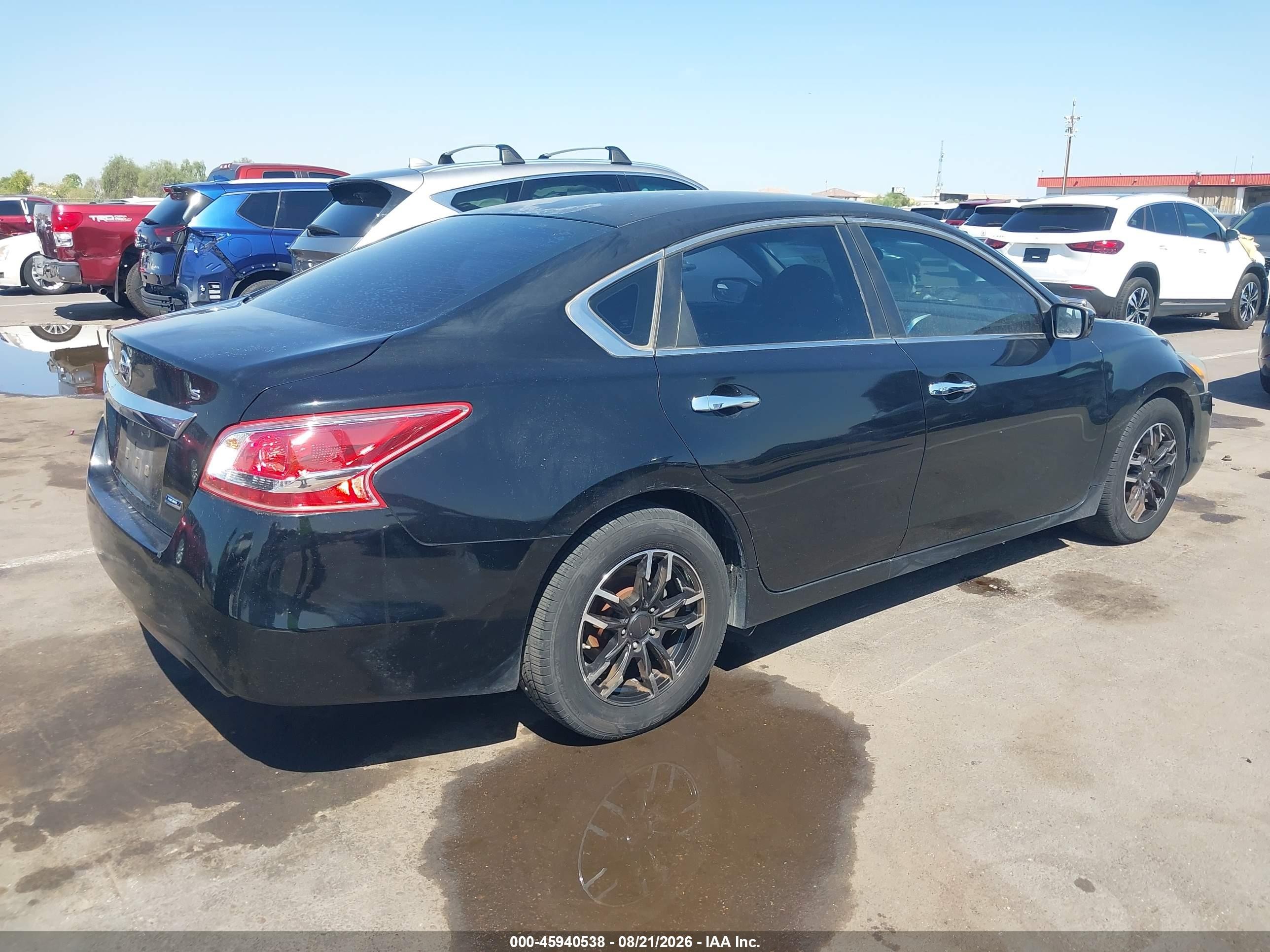 2013 Nissan Altima 2.5 S Черный vin: 1N4AL3AP4DN571806
