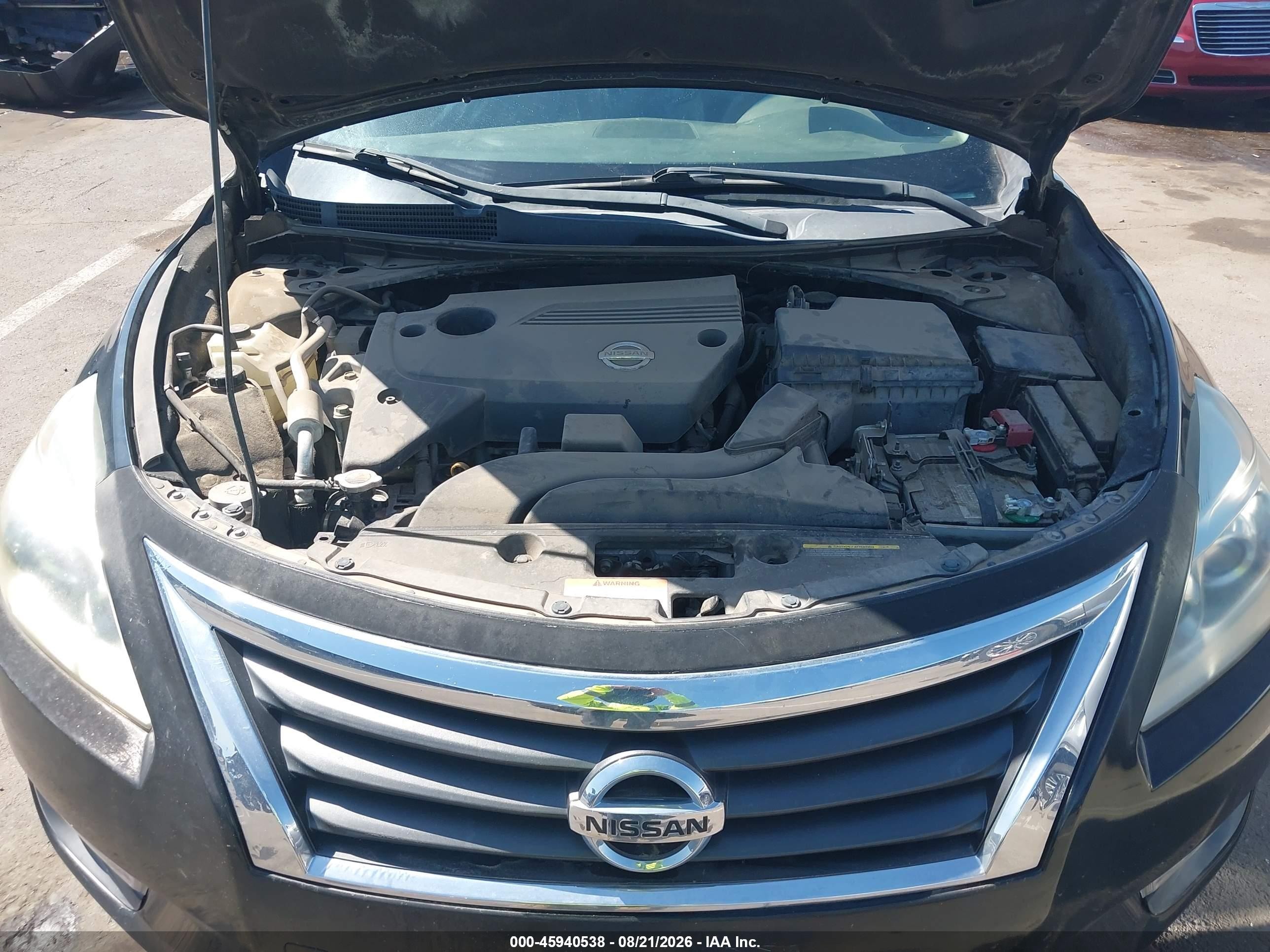2013 Nissan Altima 2.5 S Черный vin: 1N4AL3AP4DN571806