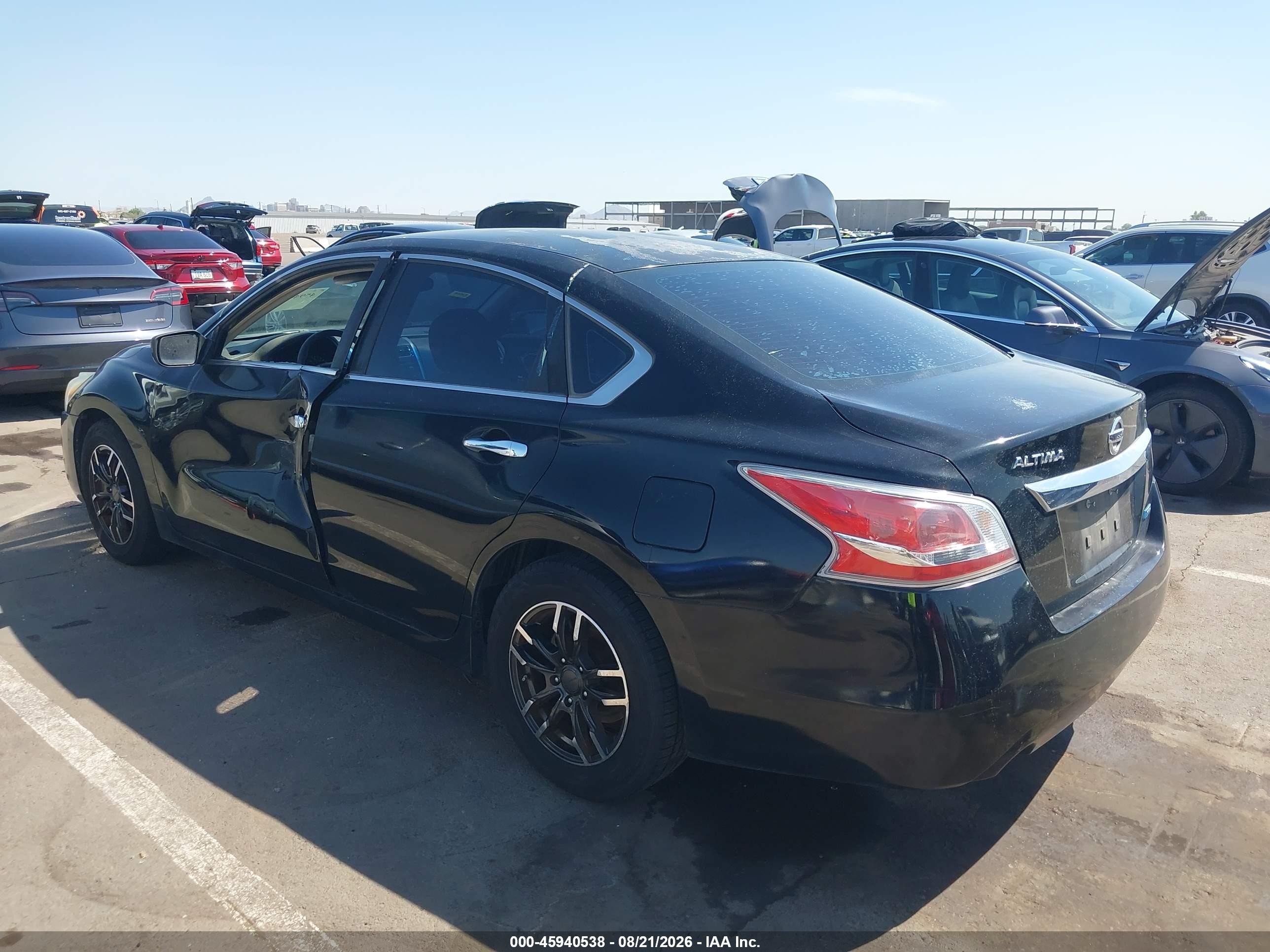 2013 Nissan Altima 2.5 S Черный vin: 1N4AL3AP4DN571806