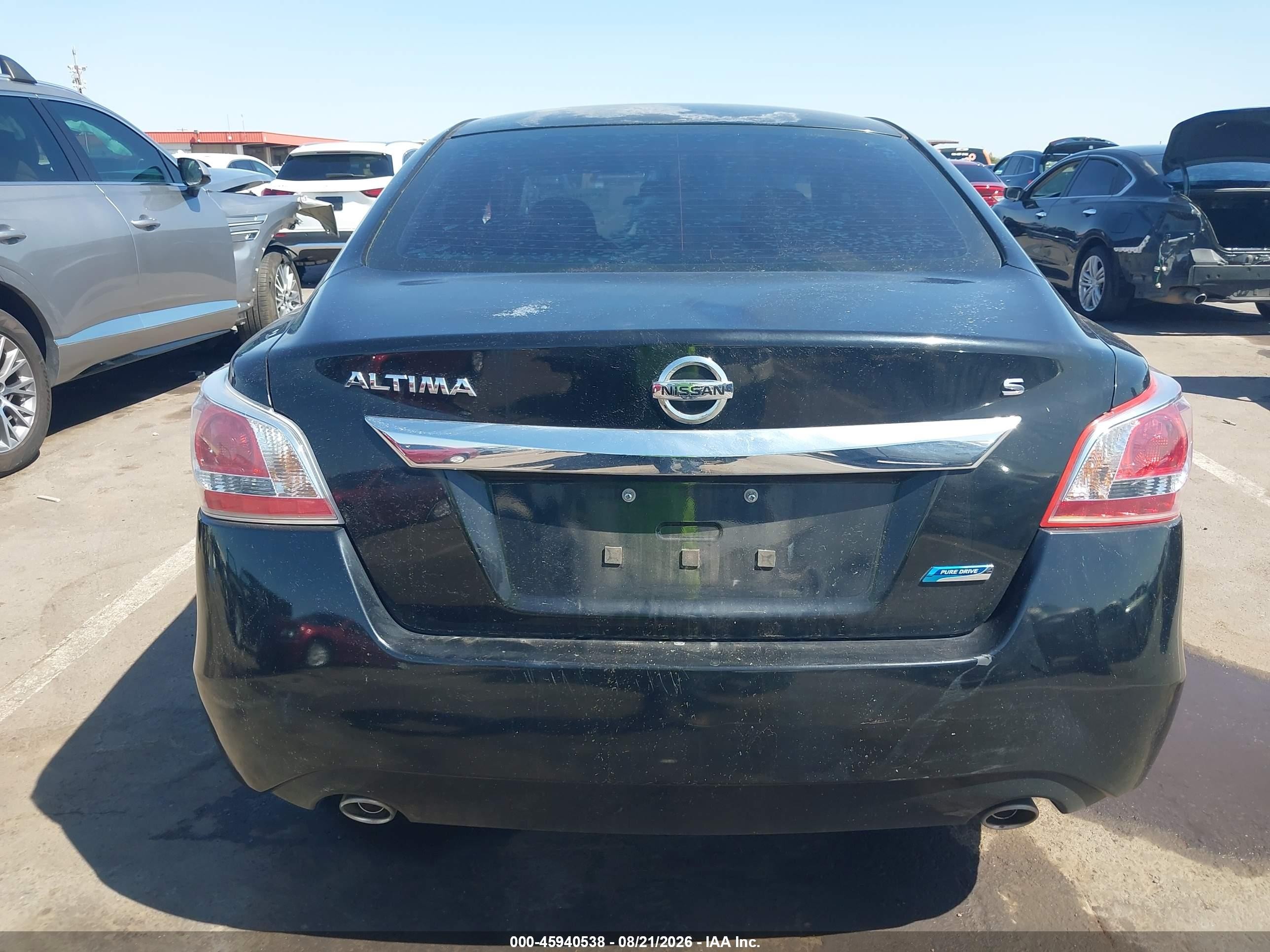 2013 Nissan Altima 2.5 S Черный vin: 1N4AL3AP4DN571806