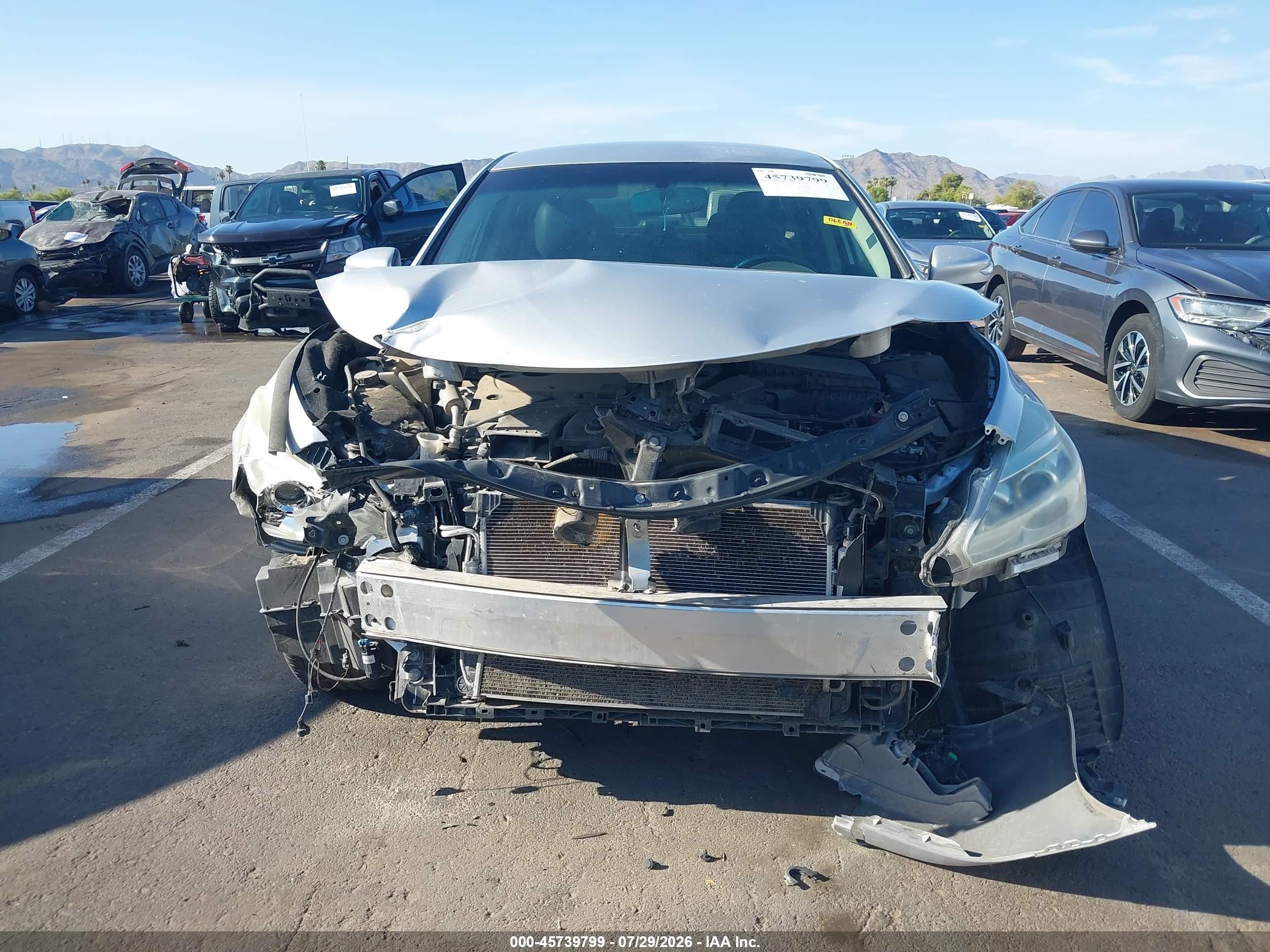 2014 Nissan Altima 2.5 Sl Серебряный vin: 1N4AL3AP4EC101000