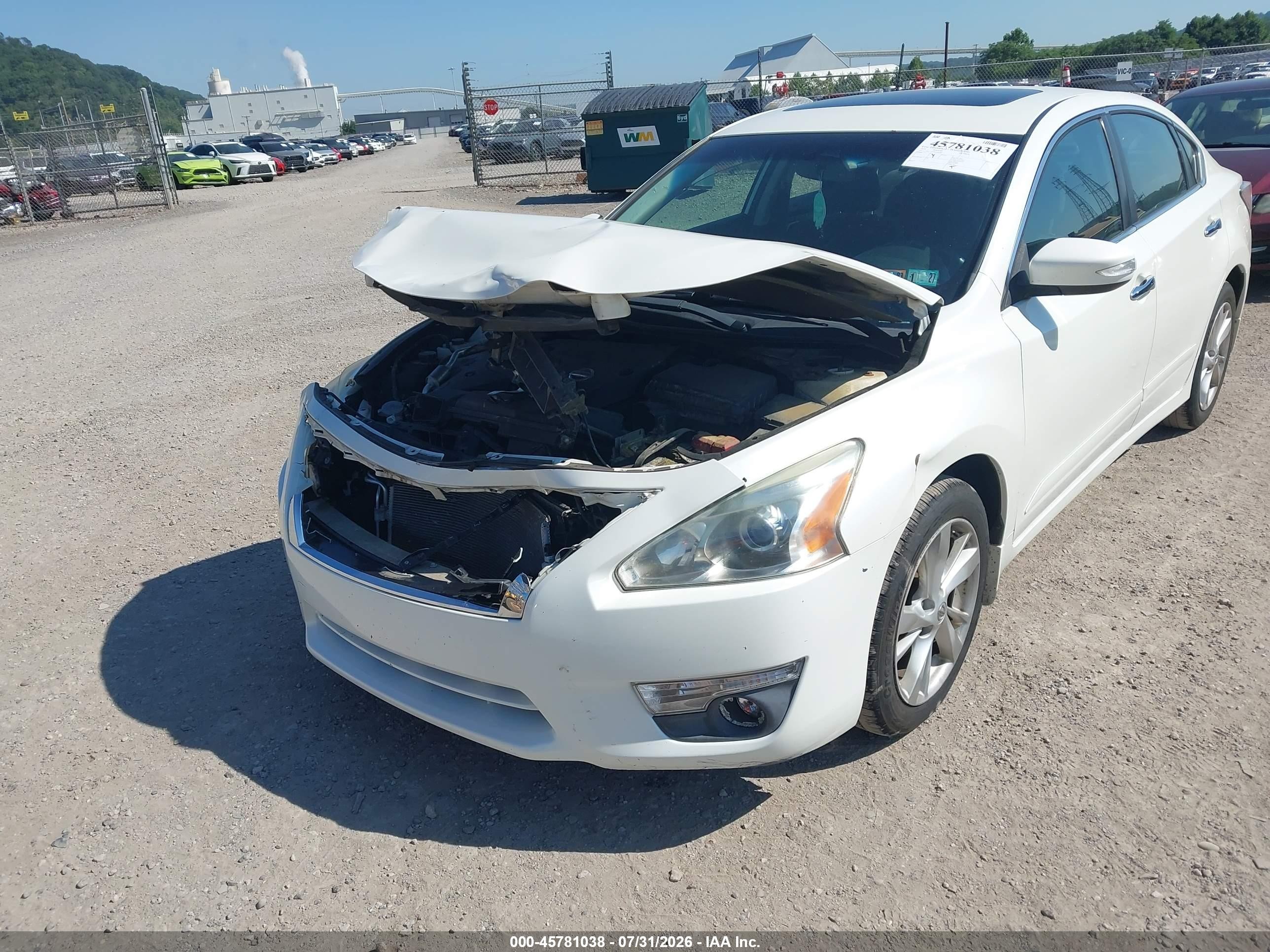 2014 Nissan Altima 2.5/s/sv/sl Белый vin: 1N4AL3AP4EC105581