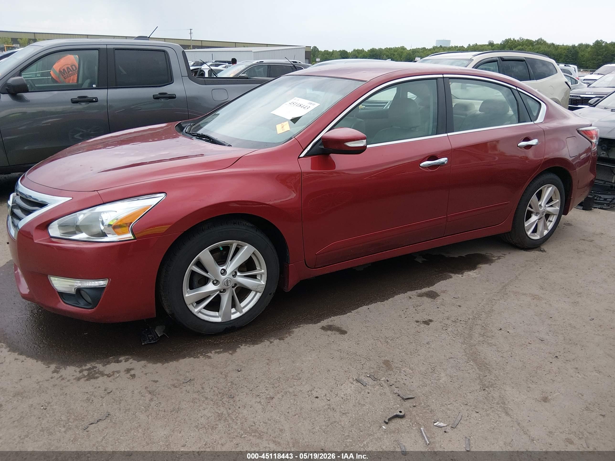 2014 Nissan Altima 2.5 Sl Red vin: 1N4AL3AP4EC109940