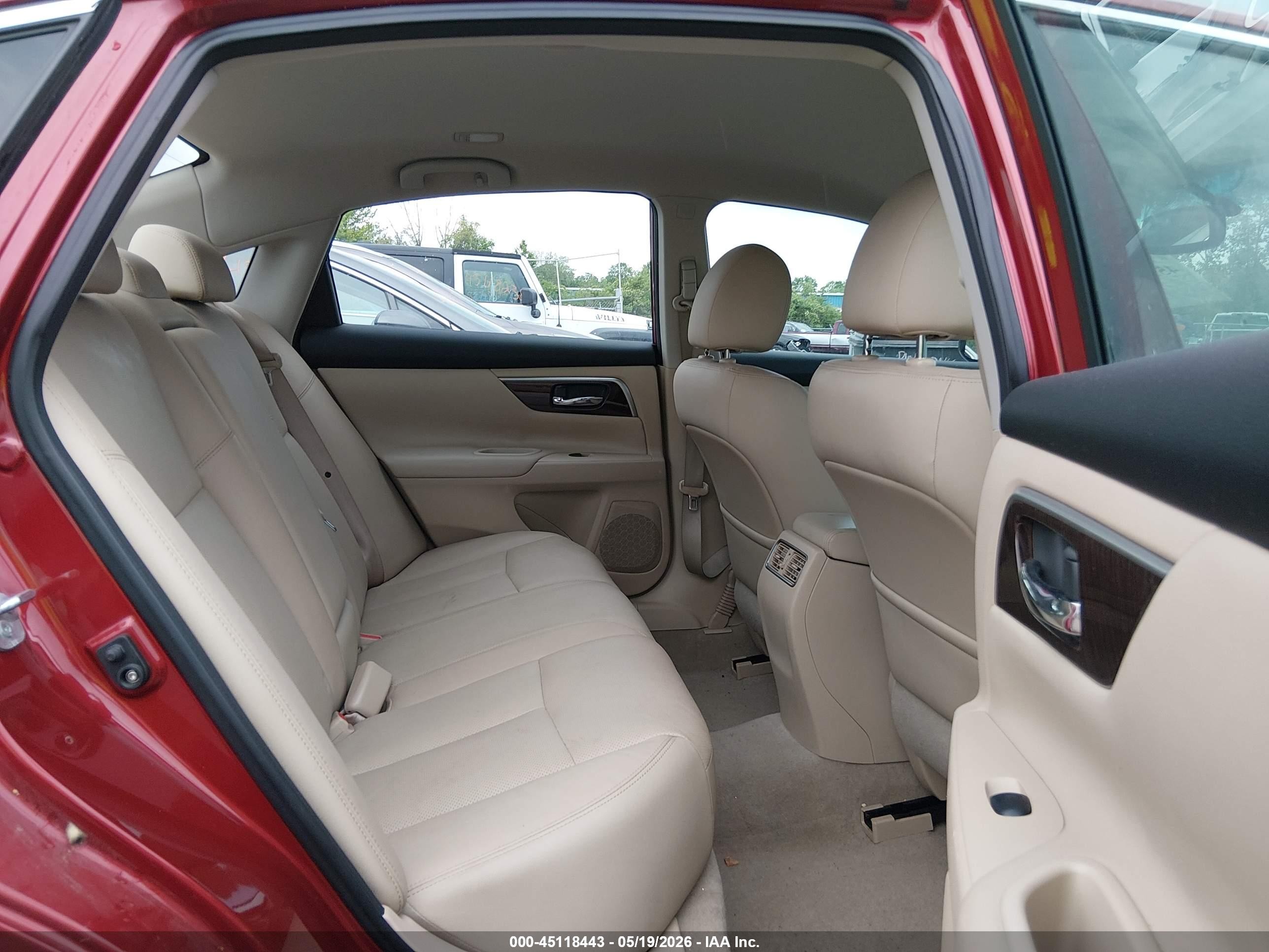 2014 Nissan Altima 2.5 Sl Red vin: 1N4AL3AP4EC109940