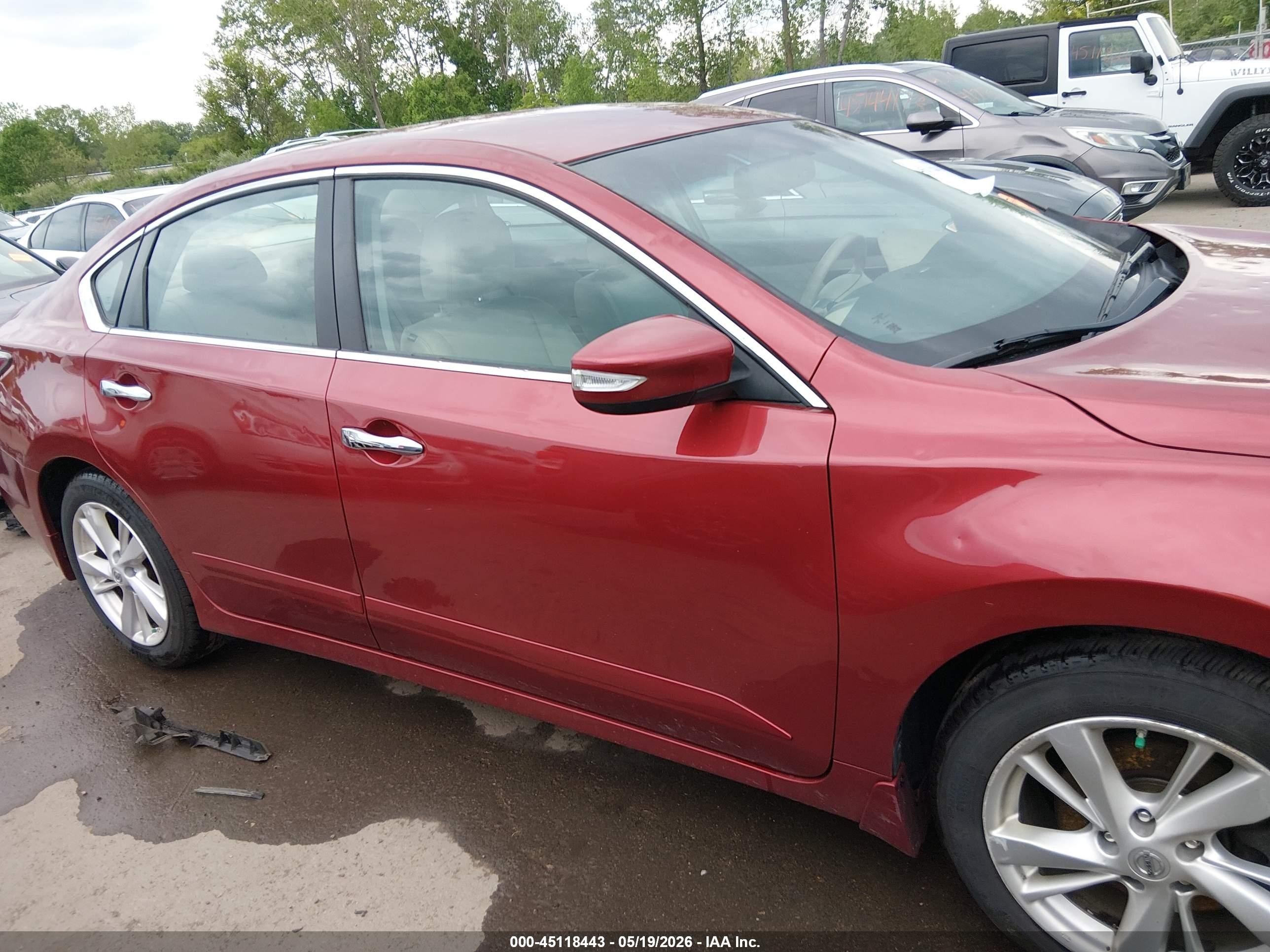 2014 Nissan Altima 2.5 Sl Red vin: 1N4AL3AP4EC109940