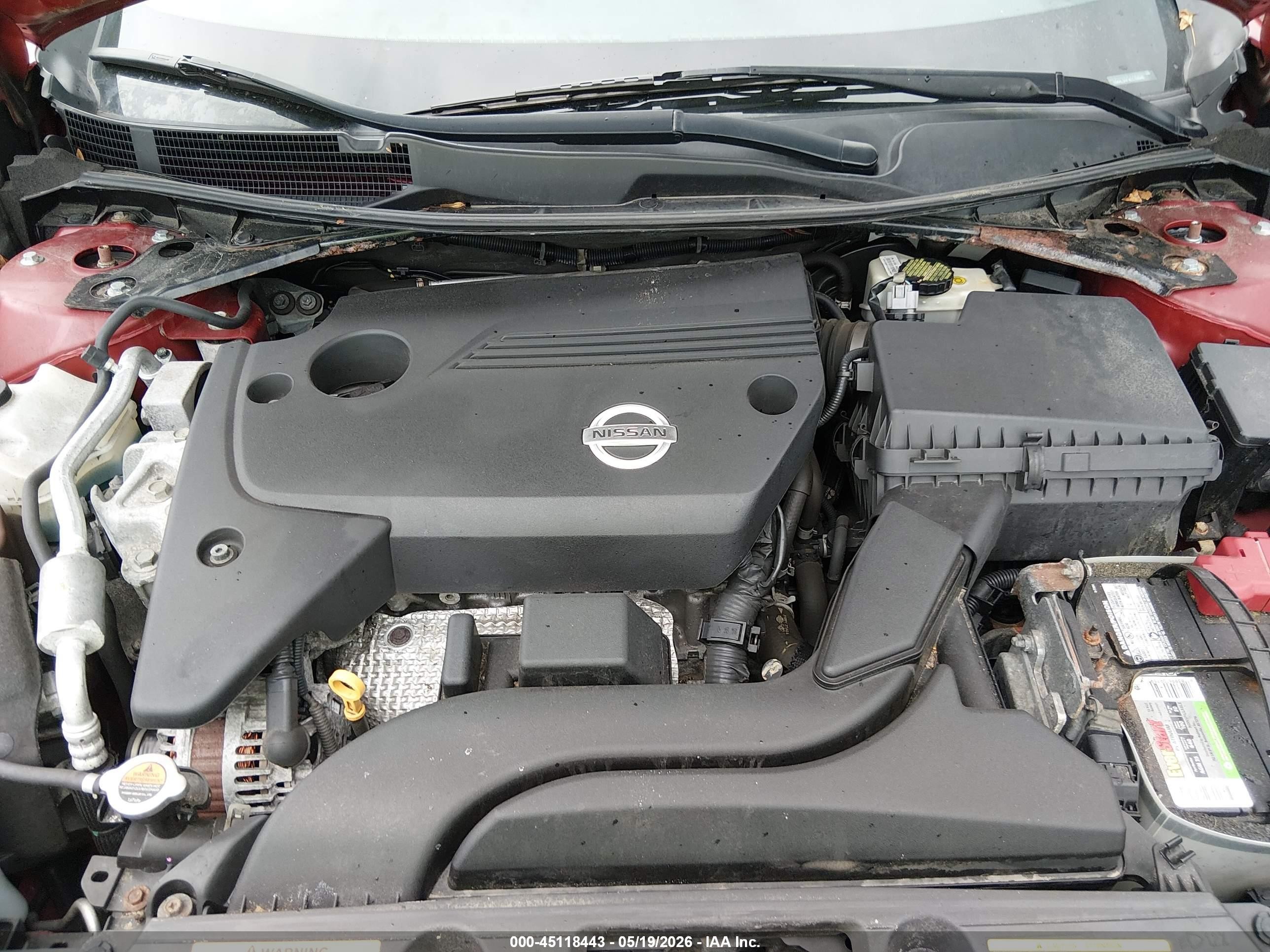 2014 Nissan Altima 2.5 Sl Red vin: 1N4AL3AP4EC109940