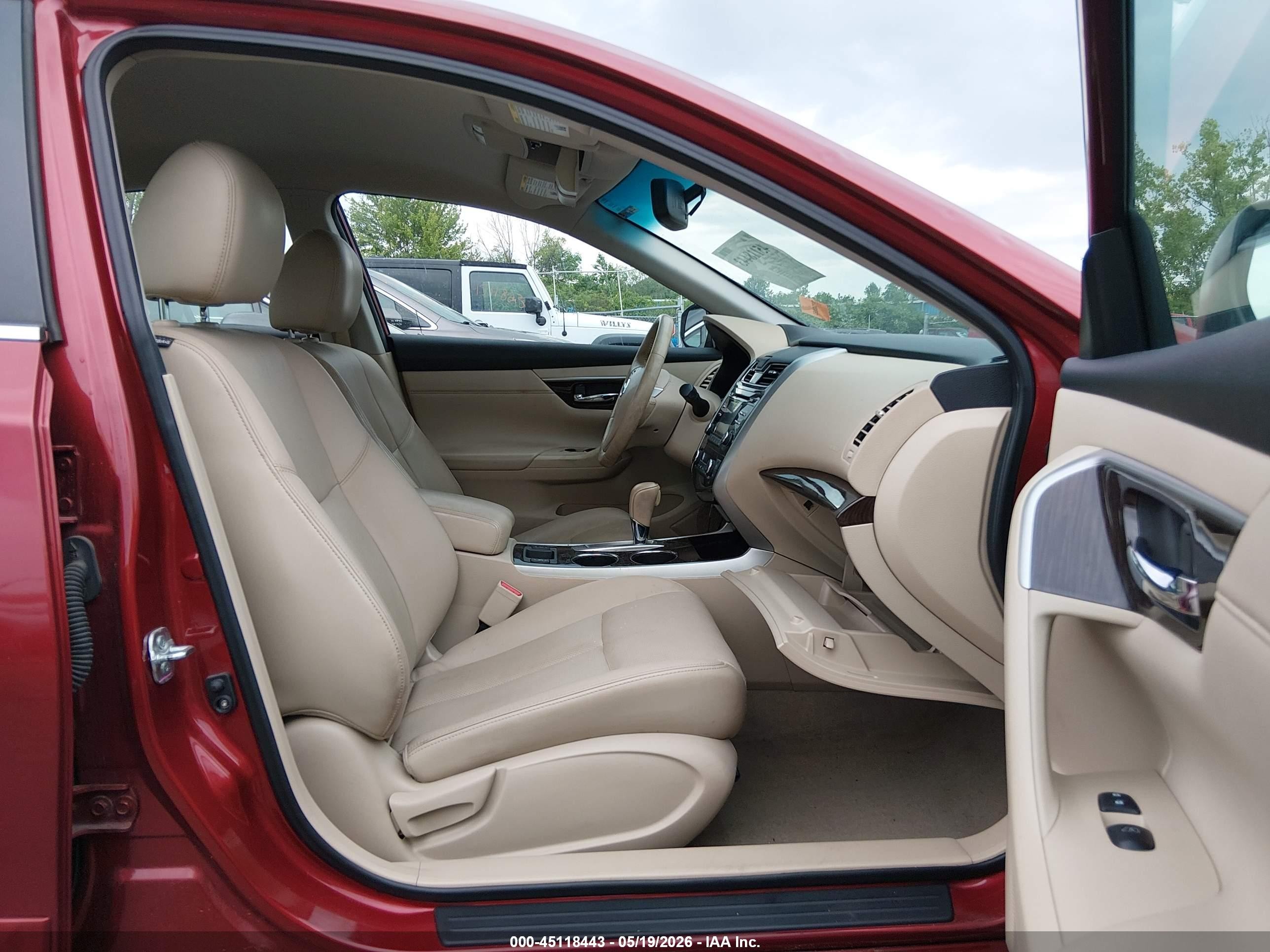 2014 Nissan Altima 2.5 Sl Red vin: 1N4AL3AP4EC109940