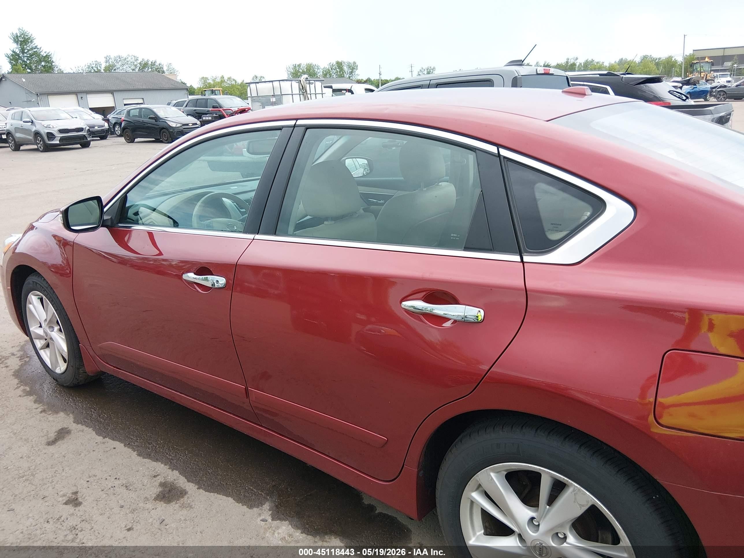 2014 Nissan Altima 2.5 Sl Red vin: 1N4AL3AP4EC109940