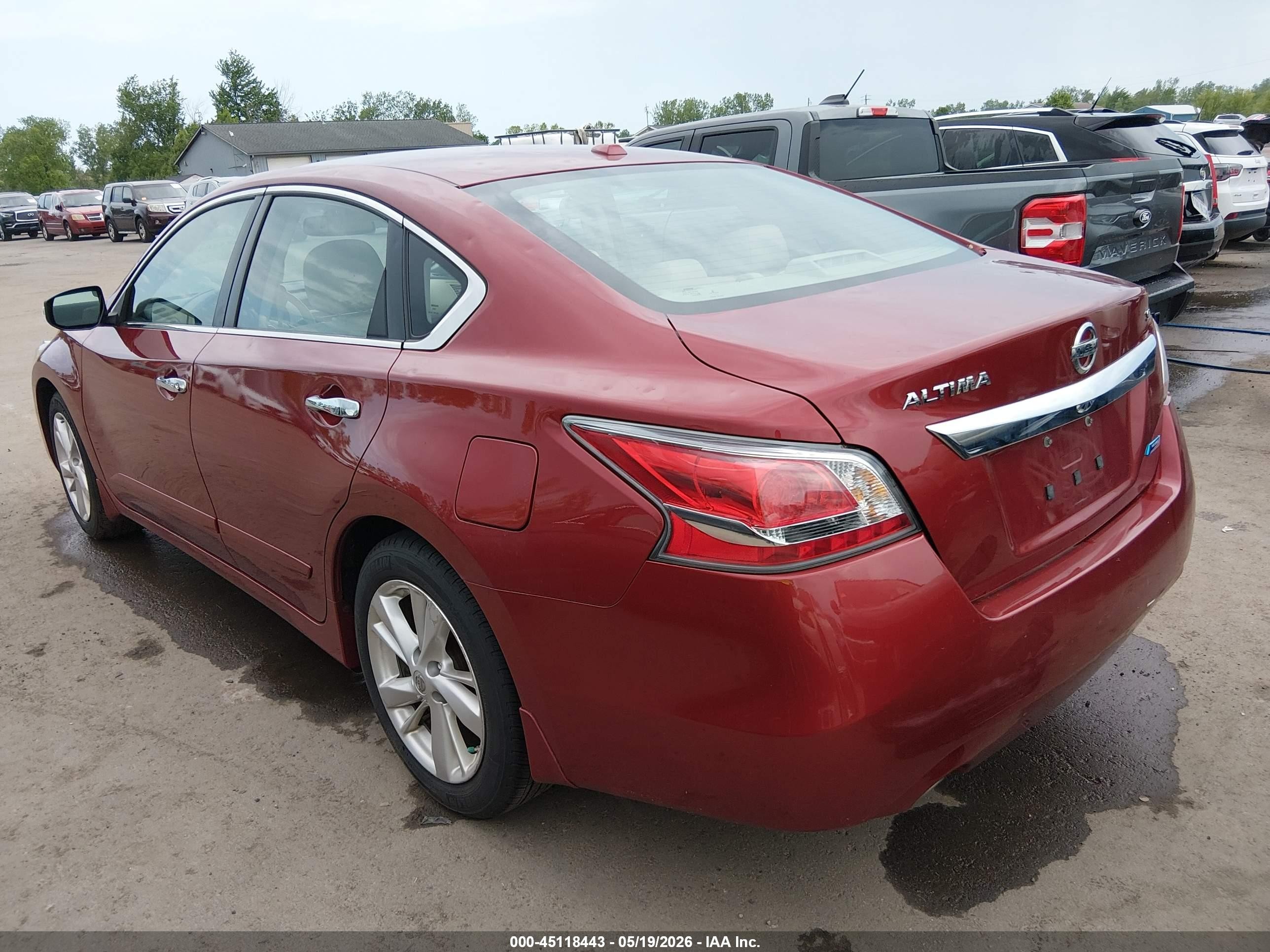 2014 Nissan Altima 2.5 Sl Red vin: 1N4AL3AP4EC109940