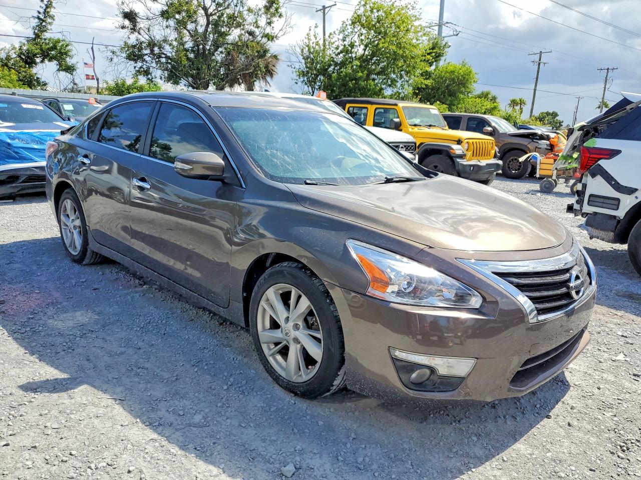 2014 Nissan Altima 2.5 Sl Brown vin: 1N4AL3AP4EC115818